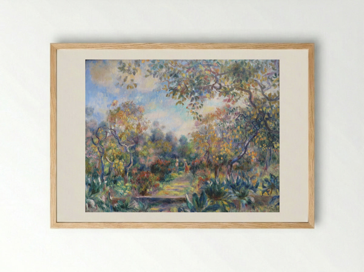 Beaulieu - Pierre-Auguste Renoir - Framed Print Wood