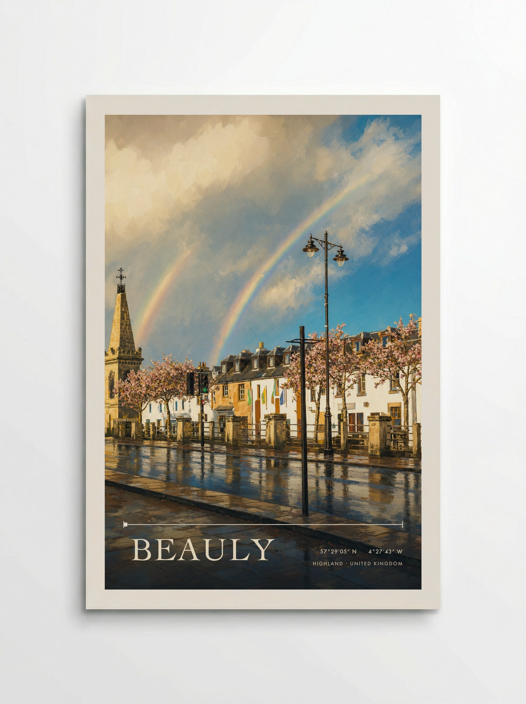 Beauly Highland United Kingdom Travel Poster - Poster