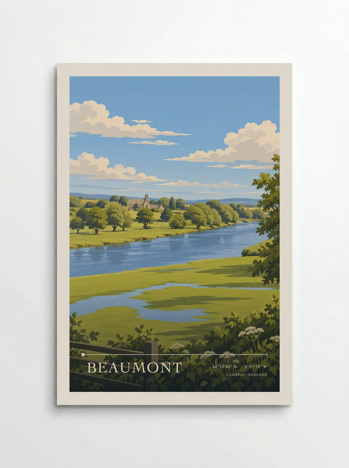 Beaumont, Cumbria | Travel Poster - Poster