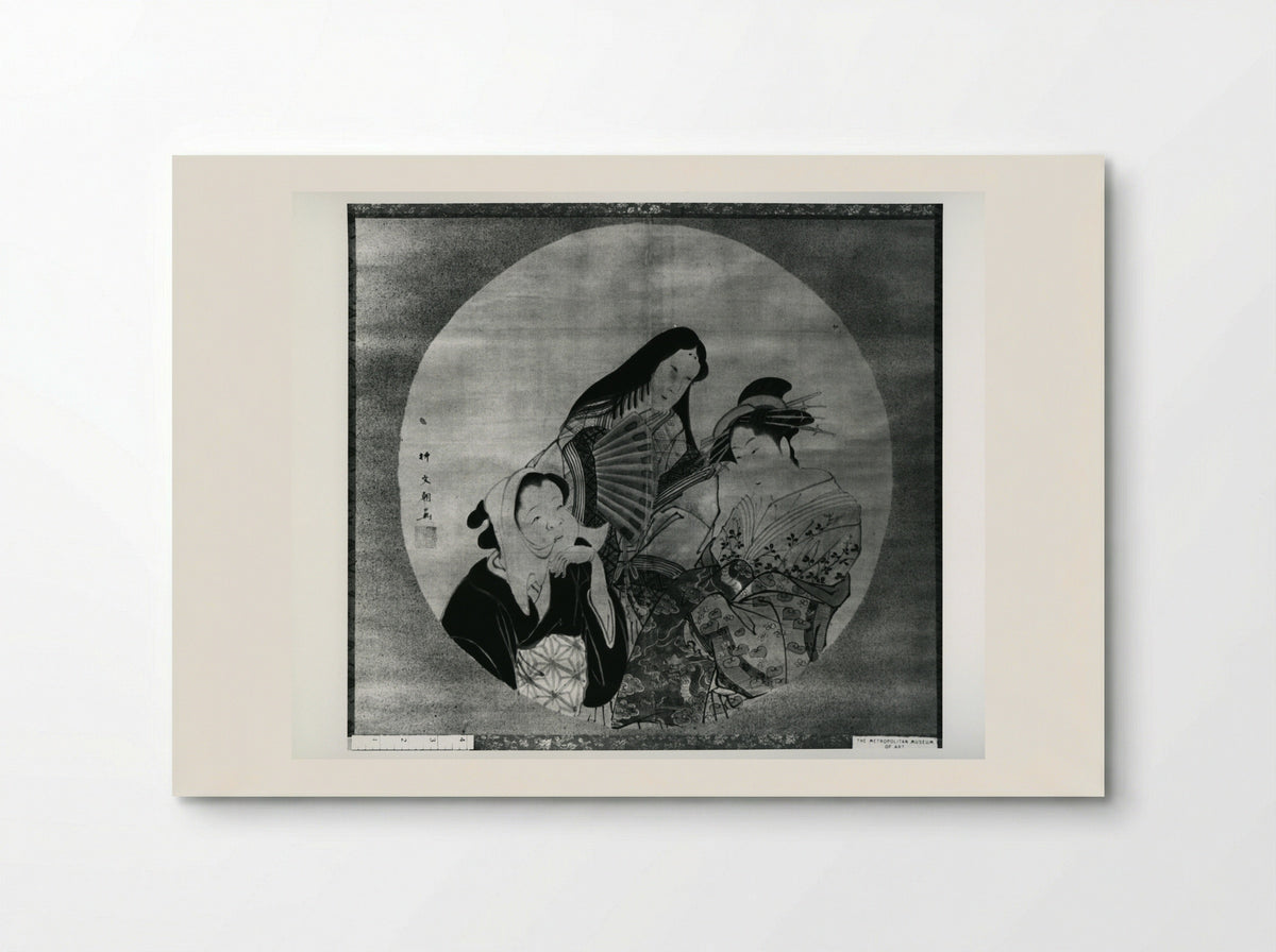 Beauties of the Three Classes - Yanagi Buncho II - Poster