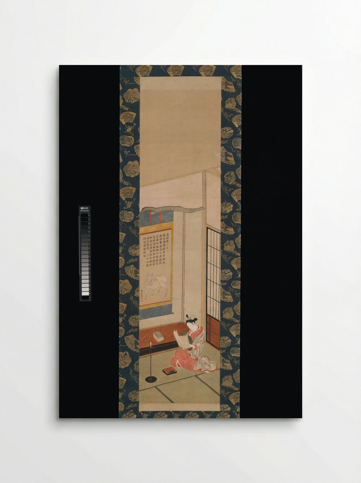 Beauty Reading a Letter - Ishikawa Toyonobu - Poster