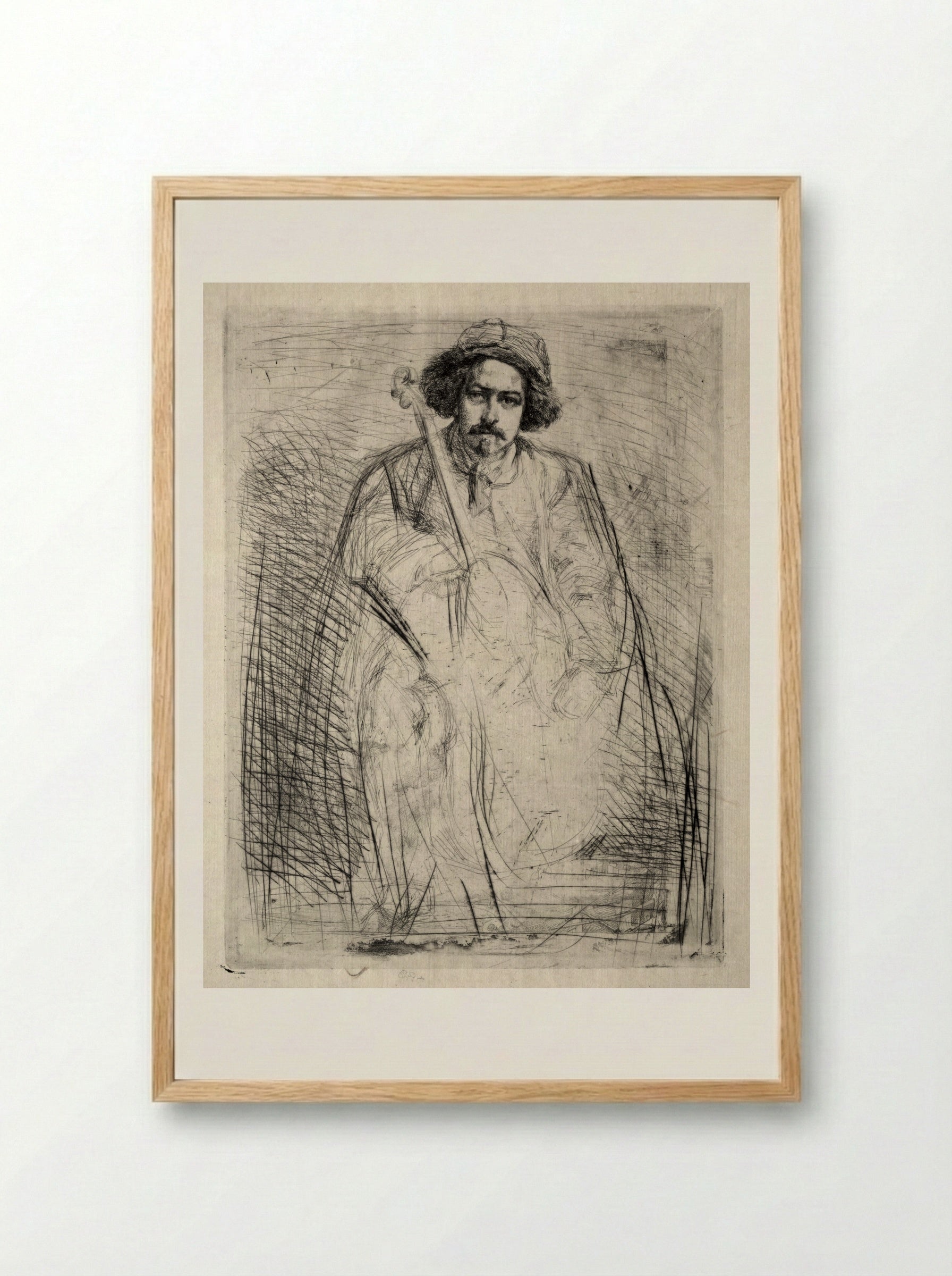 Becquet - James McNeill Whistler - Framed Print Wood