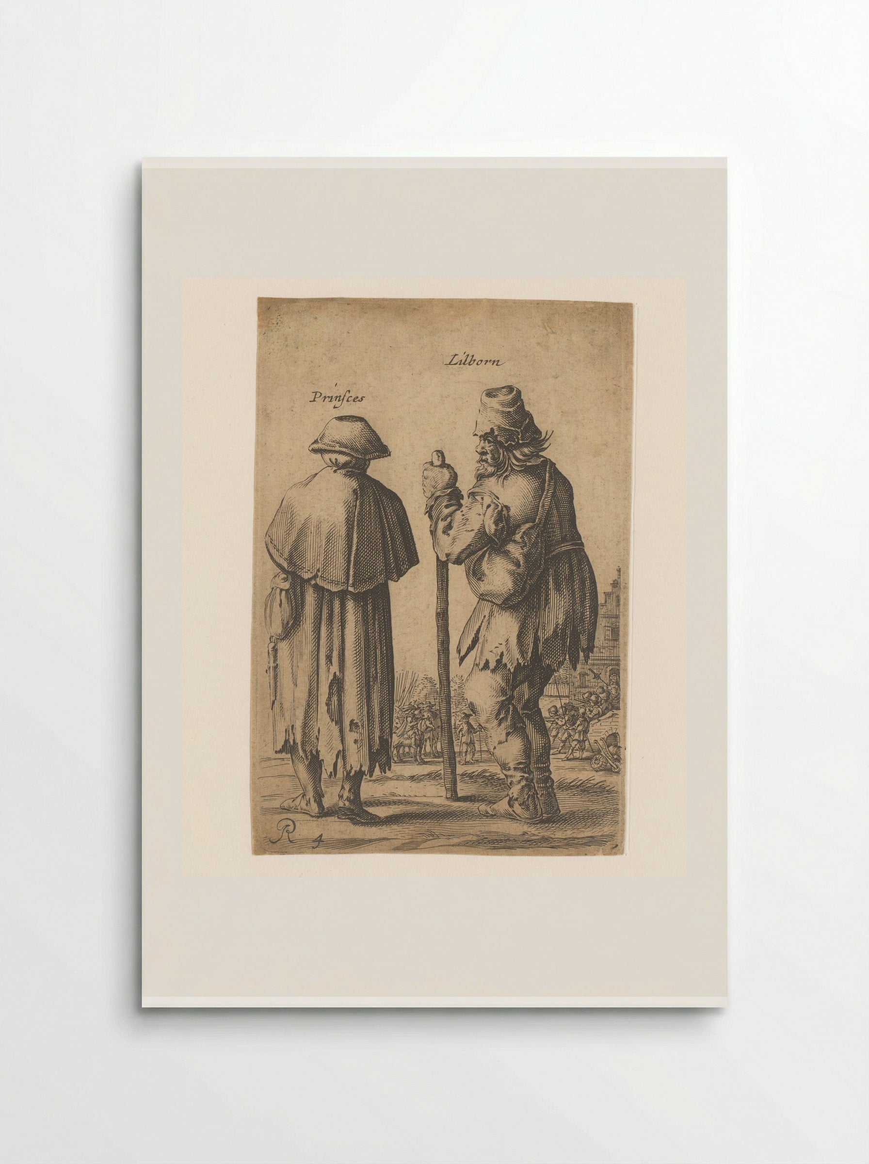 Bedelaar en bedelares - Salomon Savery - Poster