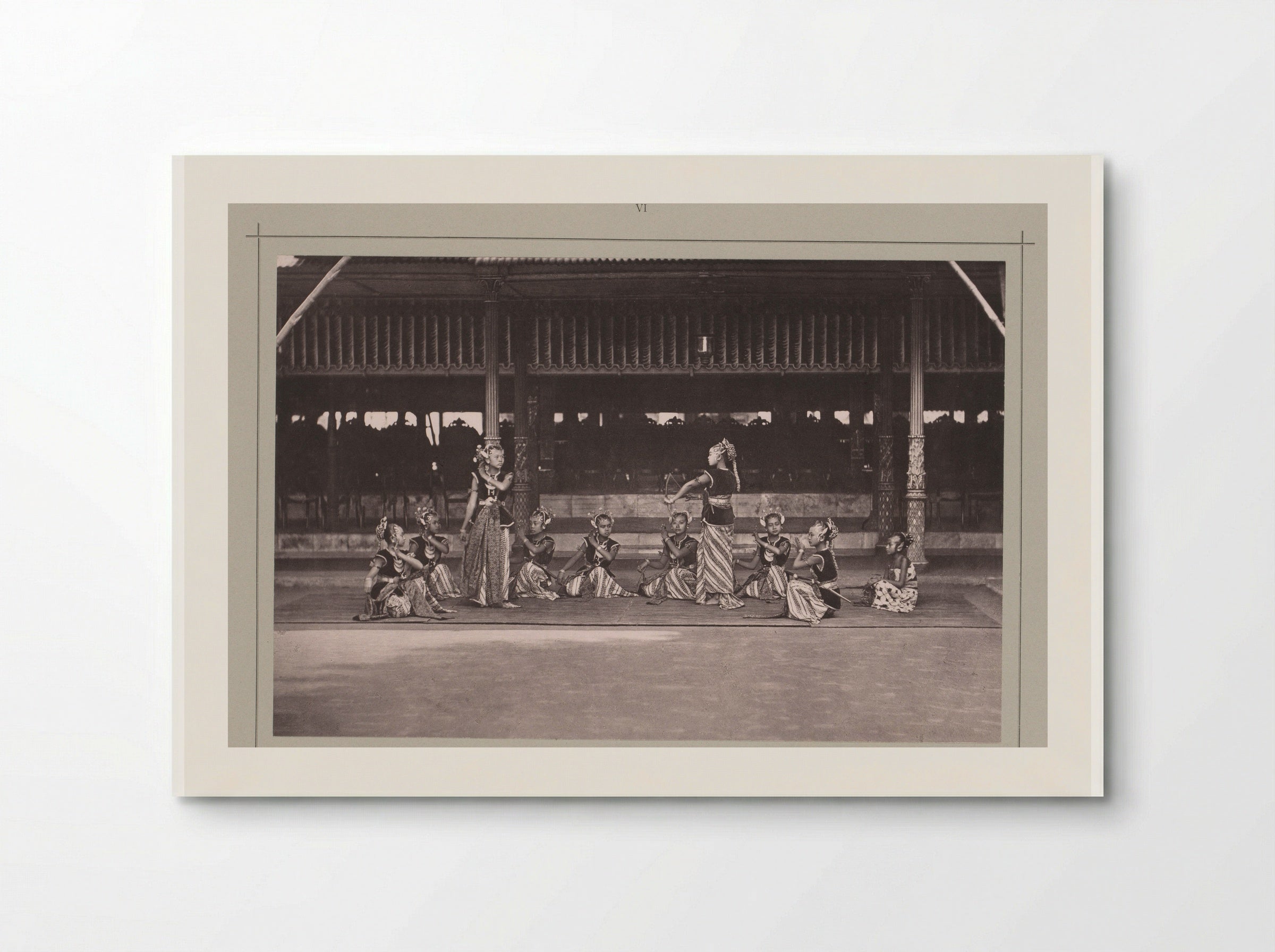 Bedhaya Dancers at the Kraton Ngayogyakarta Hadiningrat - Kassian Céphas - Poster