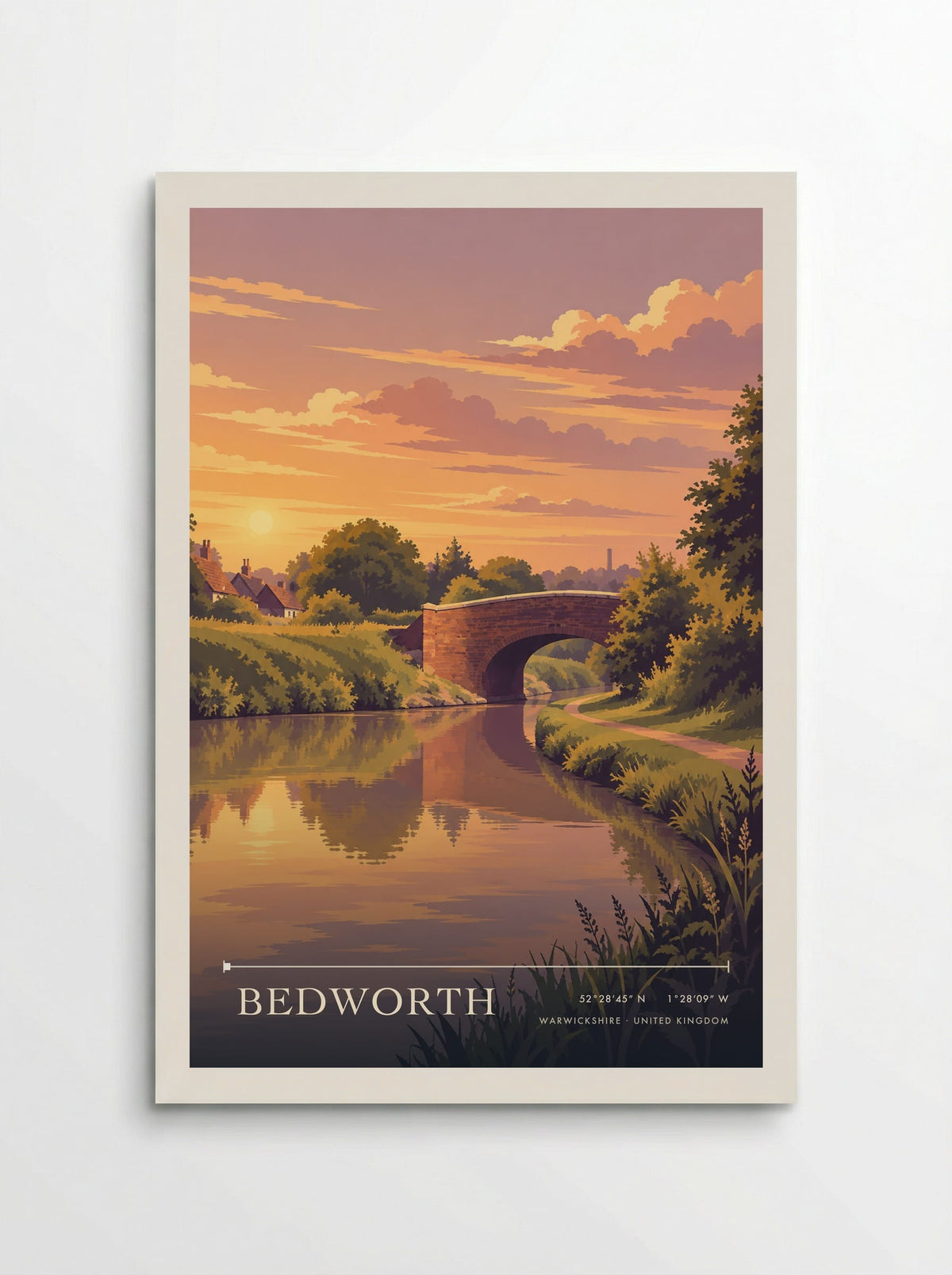 Bedworth, Warwickshire | Travel Poster - Poster