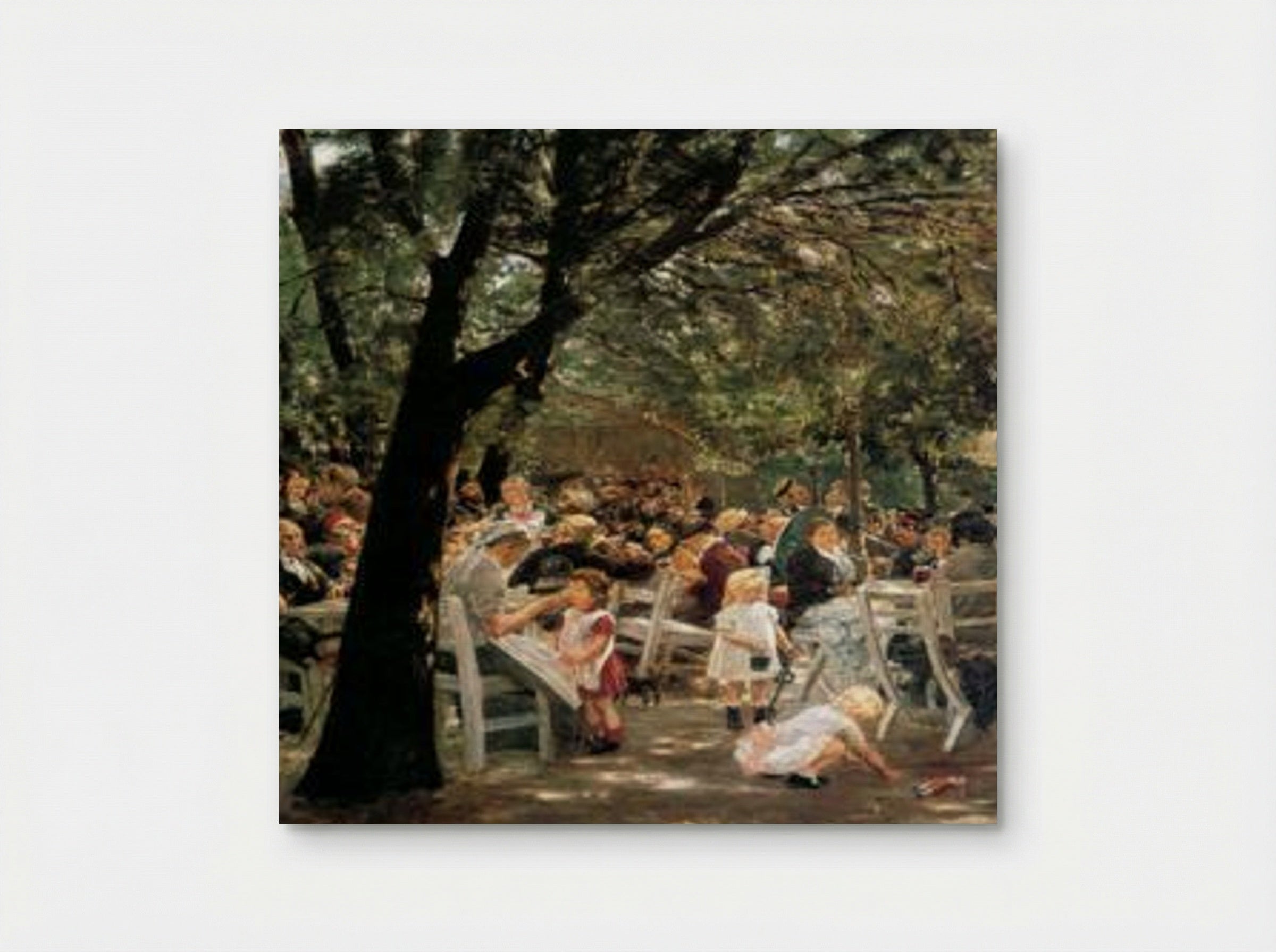 Beer Garden in Munich - Max Liebermann - Poster