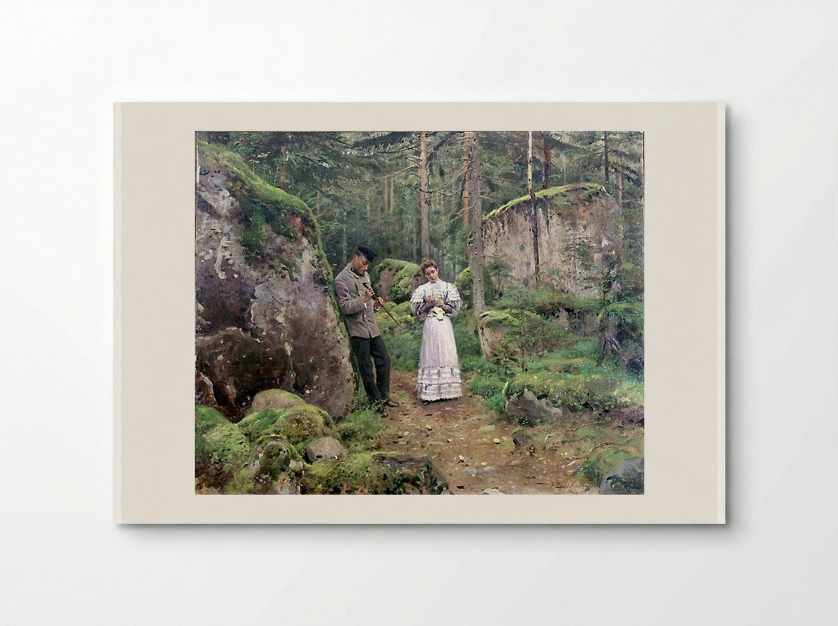 Before Explaining - Vladimir Makovsky - Poster
