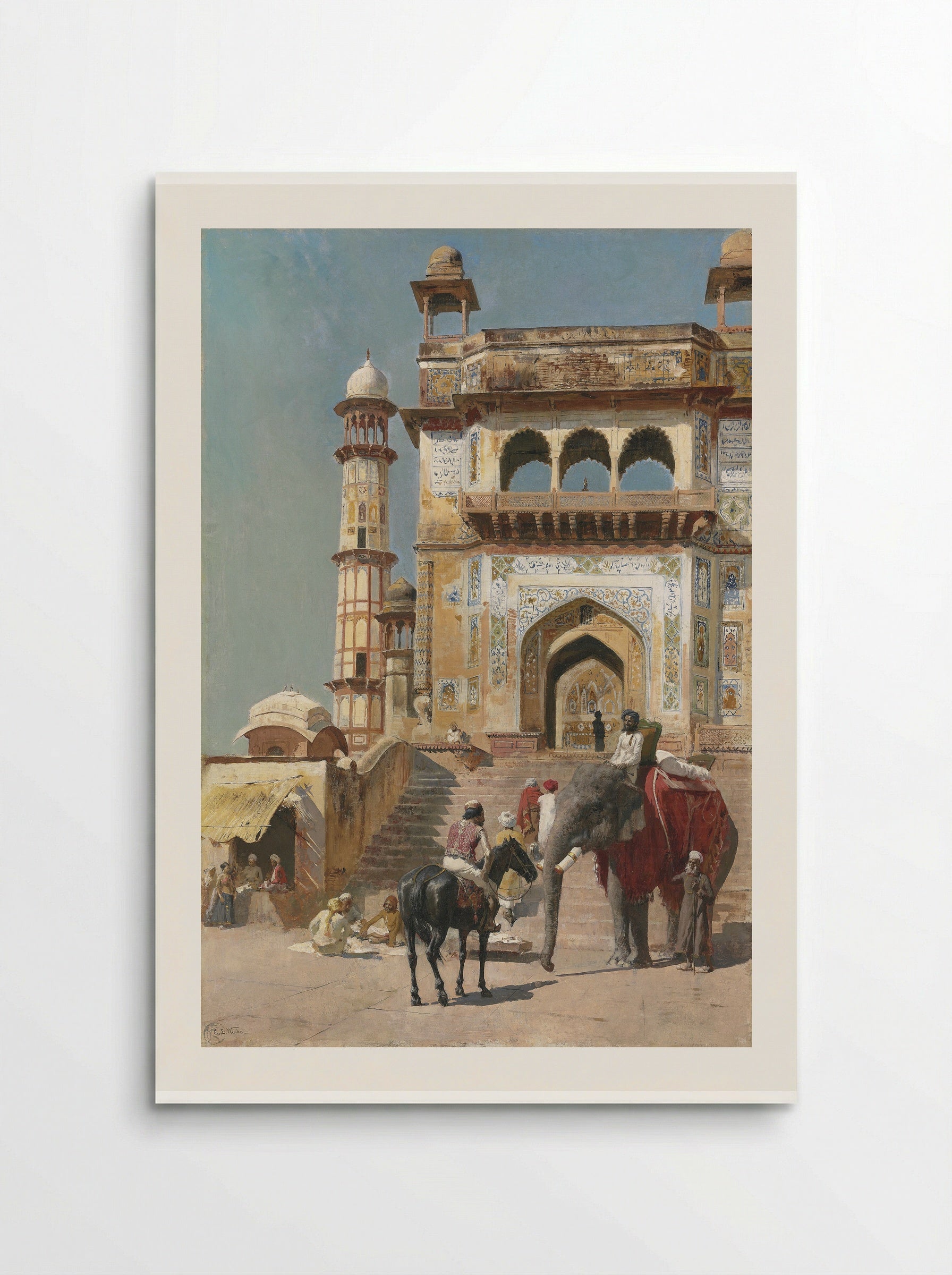Before a Mosque - Edwin Lord Weeks - Poster