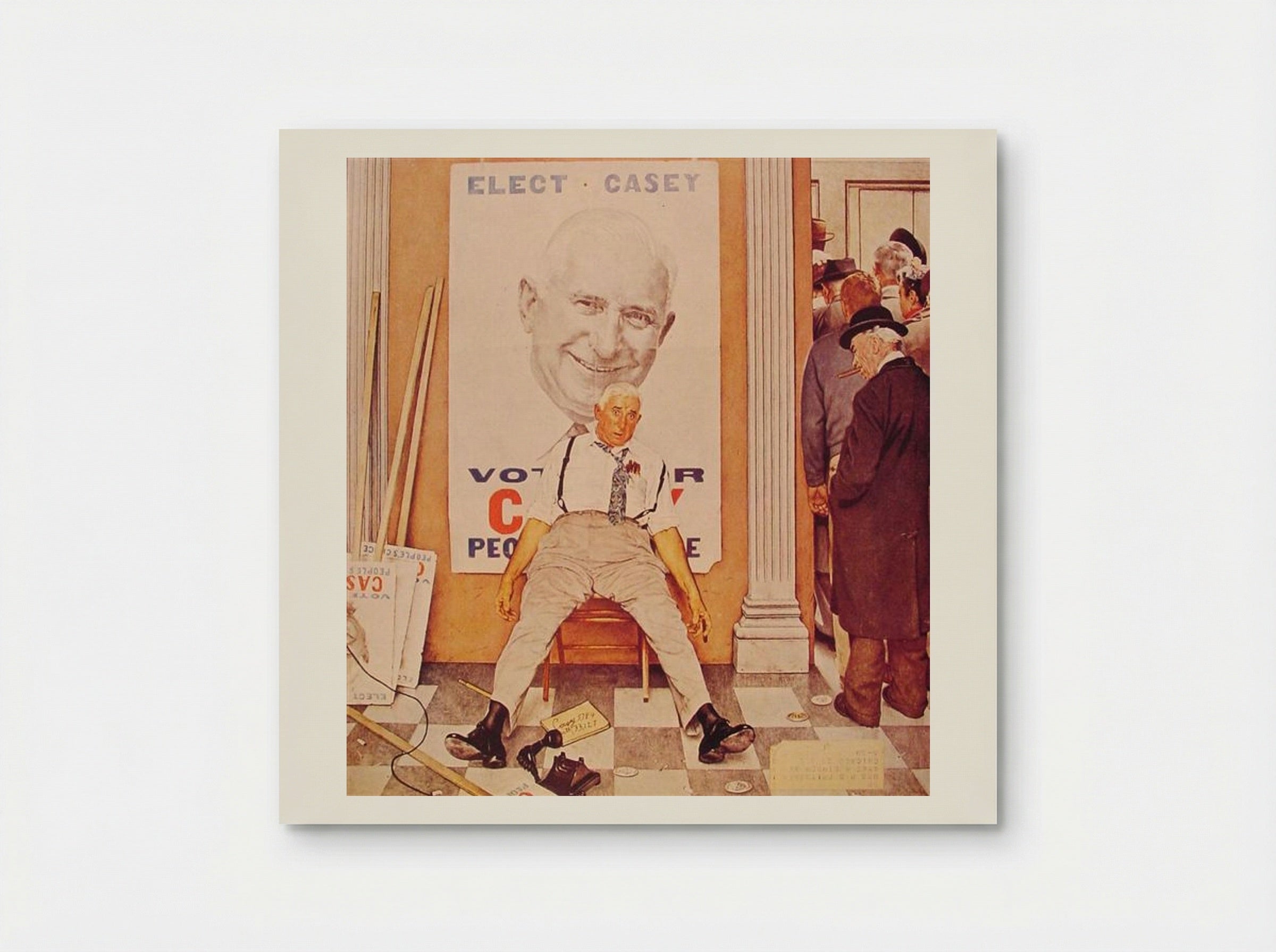 Before and After - Norman Rockwell - Poster
