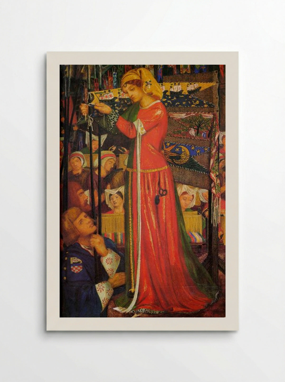 Before the Battle - Dante Gabriel Rossetti - Poster