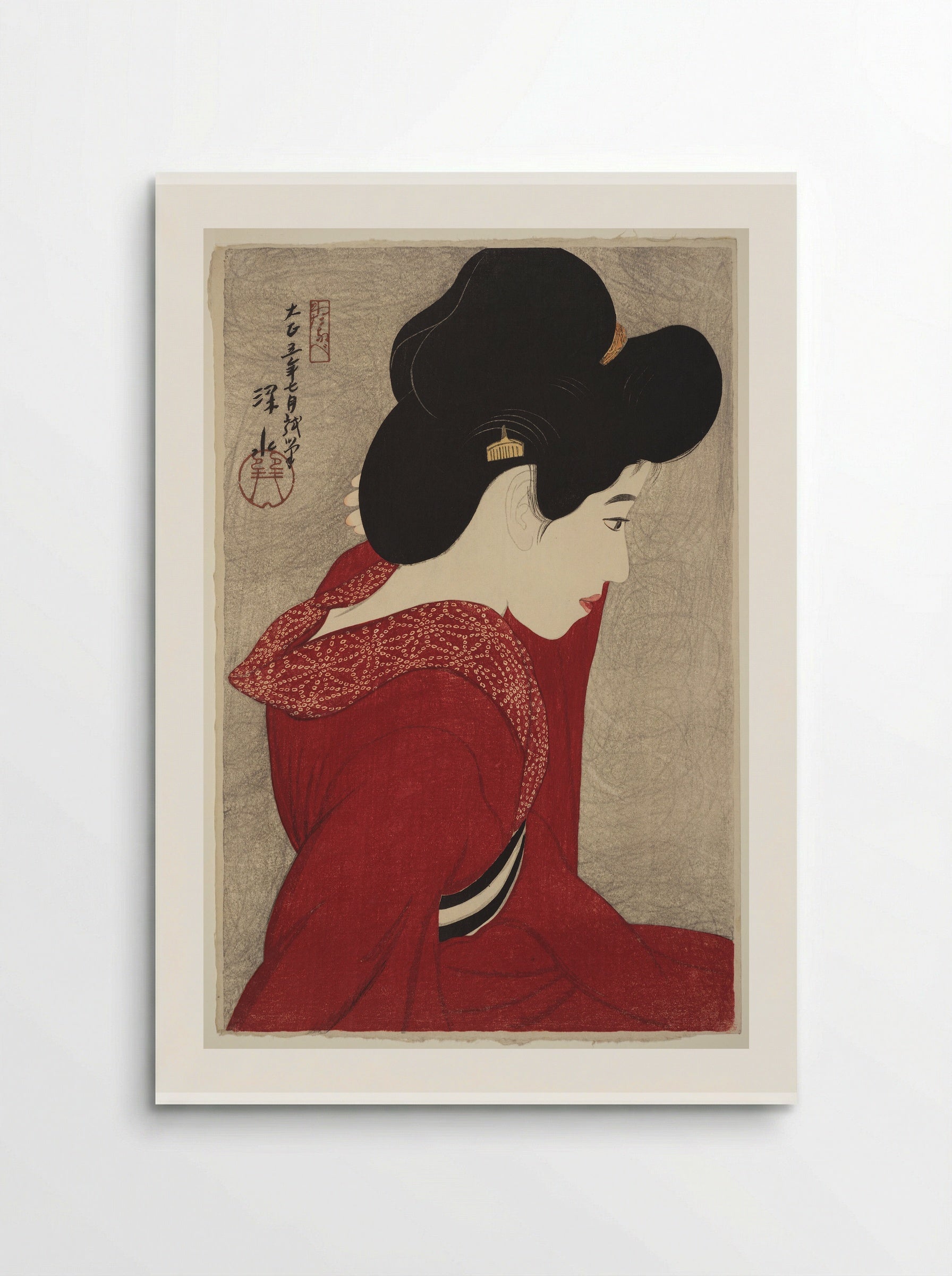 Before the Mirror - Itō Shinsui - Poster