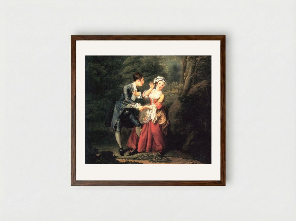 Before - William Hogarth - Framed Print Dark Wood
