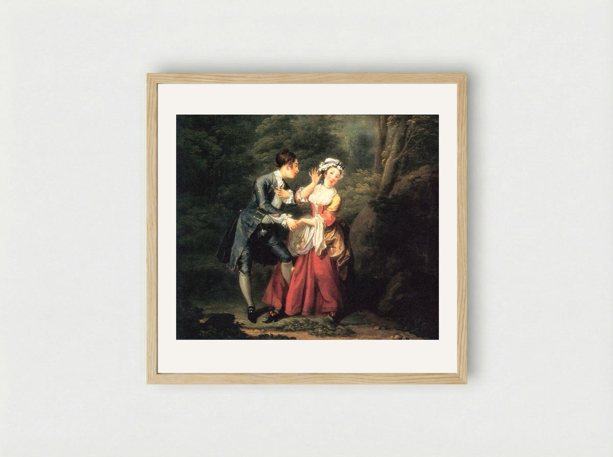 Before - William Hogarth - Framed Print Wood