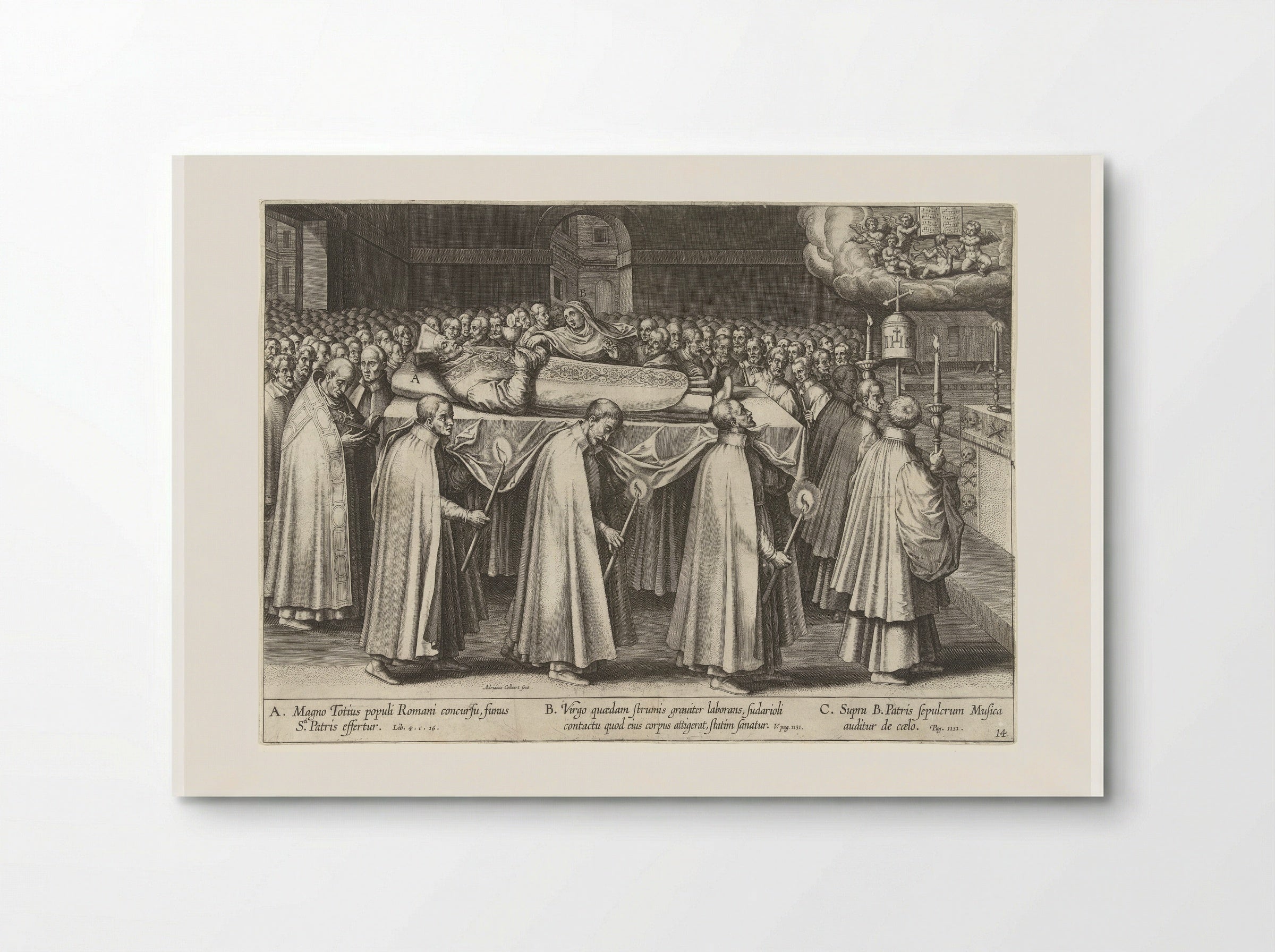 Begrafenis van Ignatius - Theodoor Galle - Poster