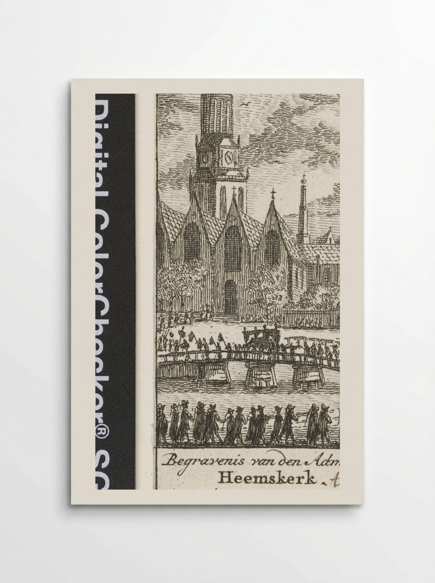 Begrafenis van Jacob van Heemskerck in de Oude Kerk te Amsterdam - Simon Fokke - Poster