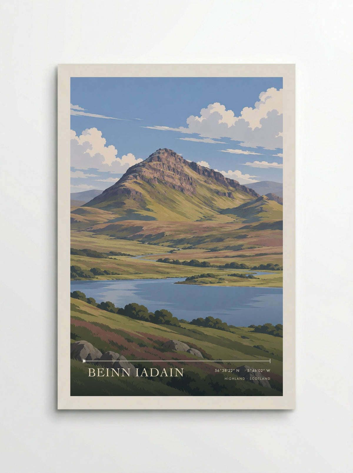 Beinn Iadain, Highland | Travel Poster - Poster