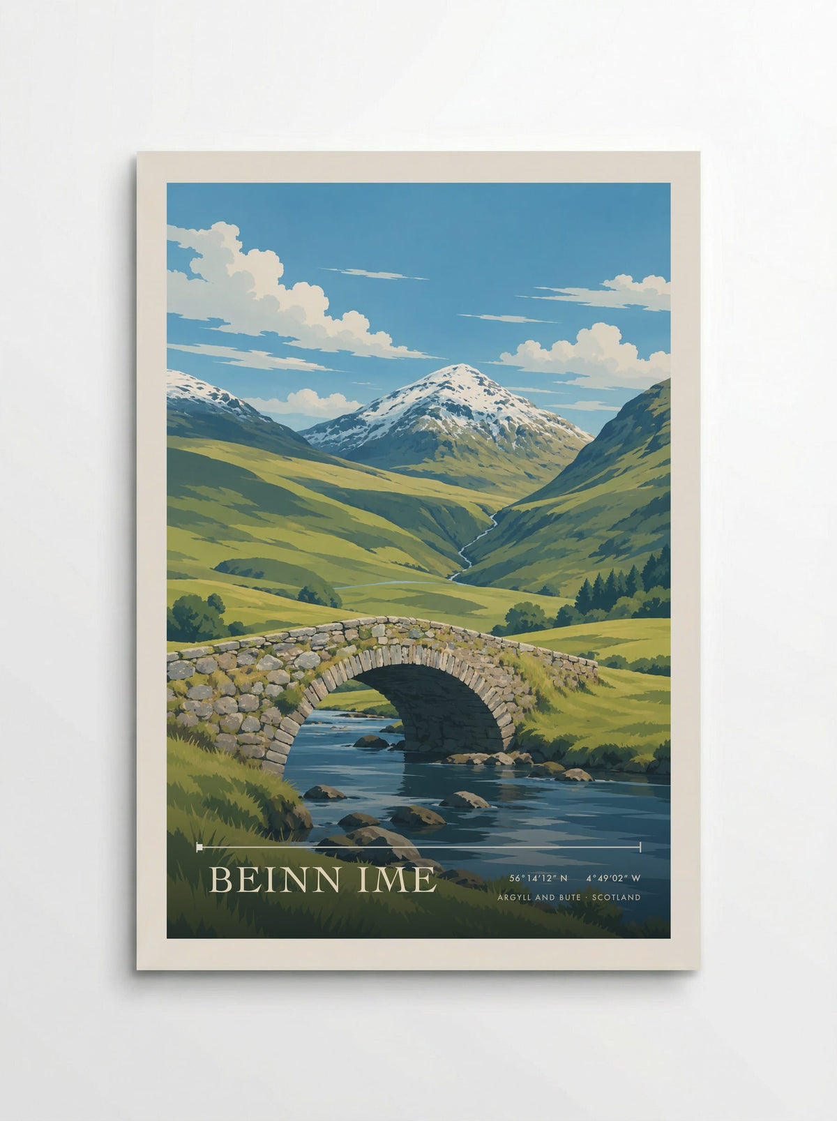 Beinn Ime, Argyll and Bute | Travel Poster - Poster