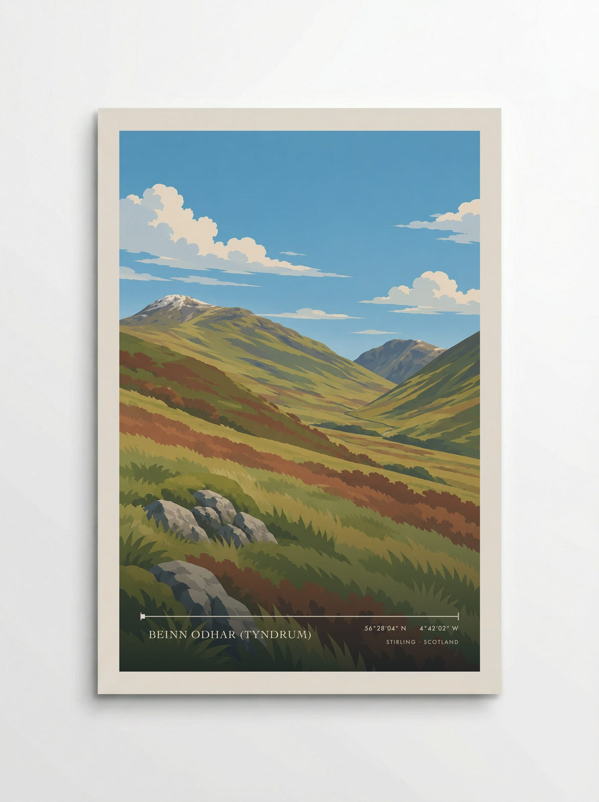 Beinn Odhar (Tyndrum), Stirling | Travel Poster - Poster