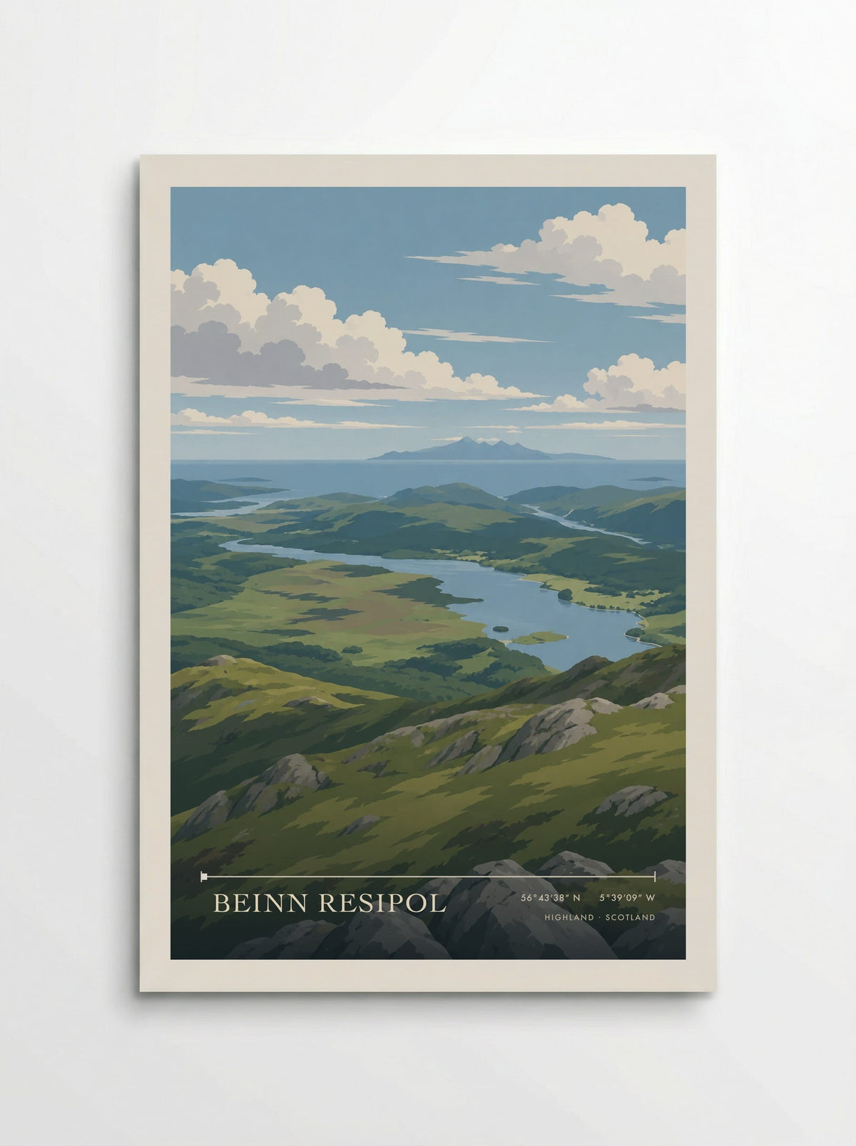 Beinn Resipol, Highland | Travel Poster - Poster