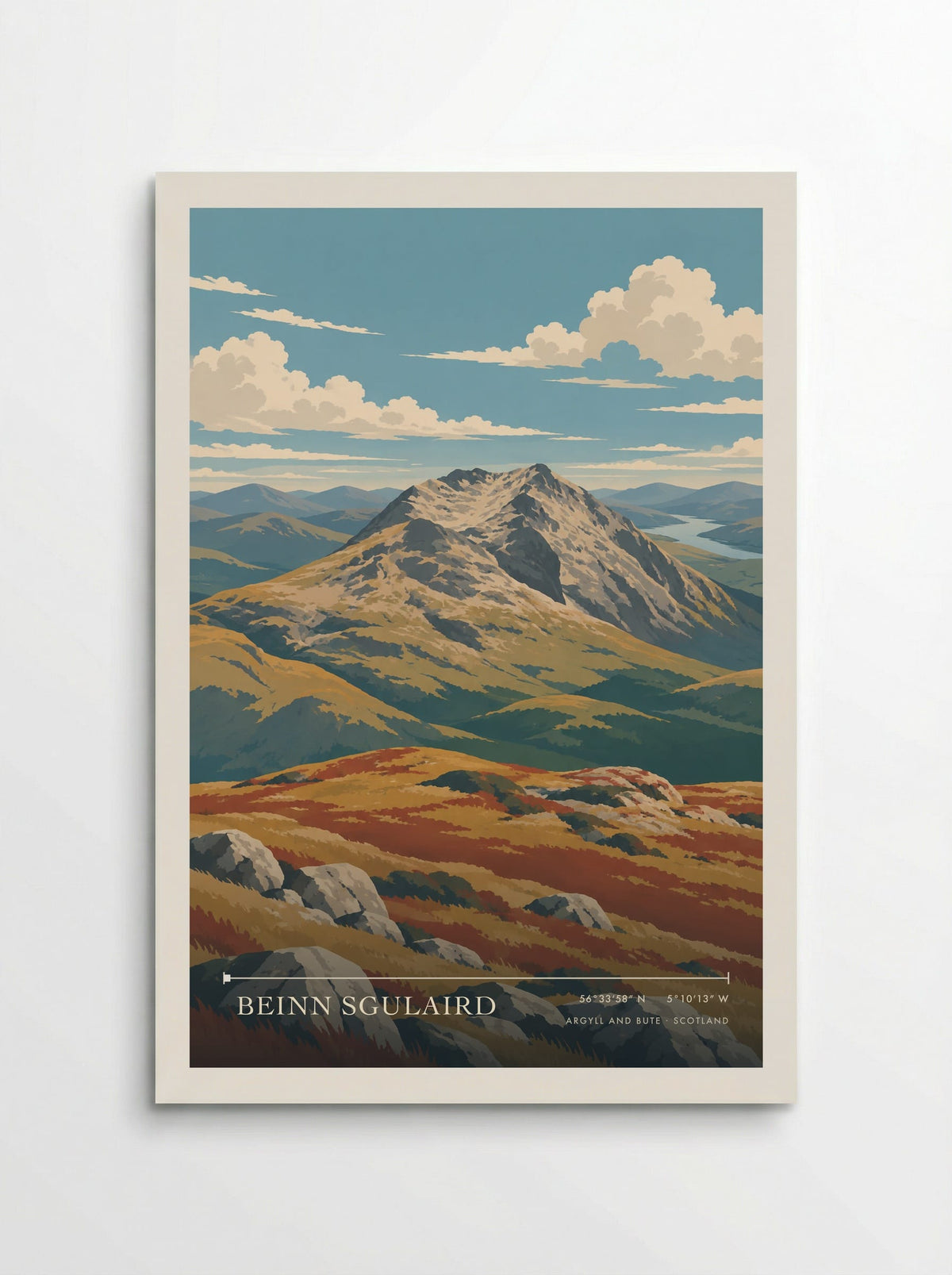 Beinn Sgulaird, Argyll and Bute | Travel Poster - Poster