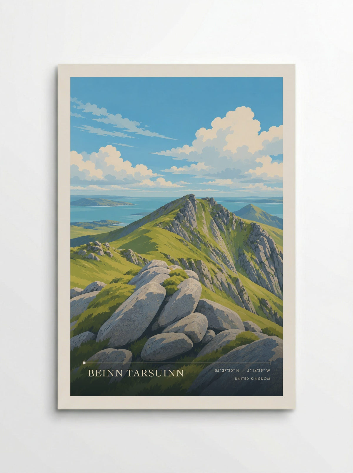 Beinn Tarsuinn | Travel Poster - Poster