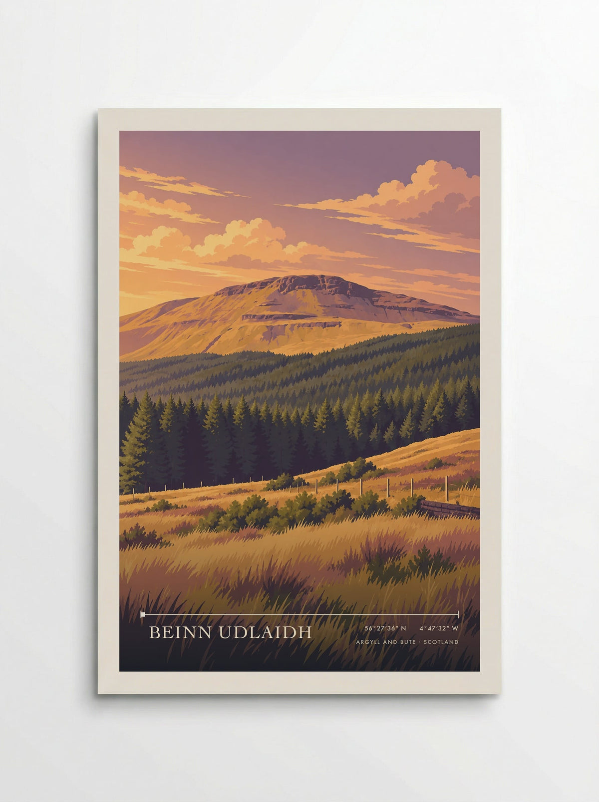 Beinn Udlaidh, Argyll and Bute | Travel Poster - Poster