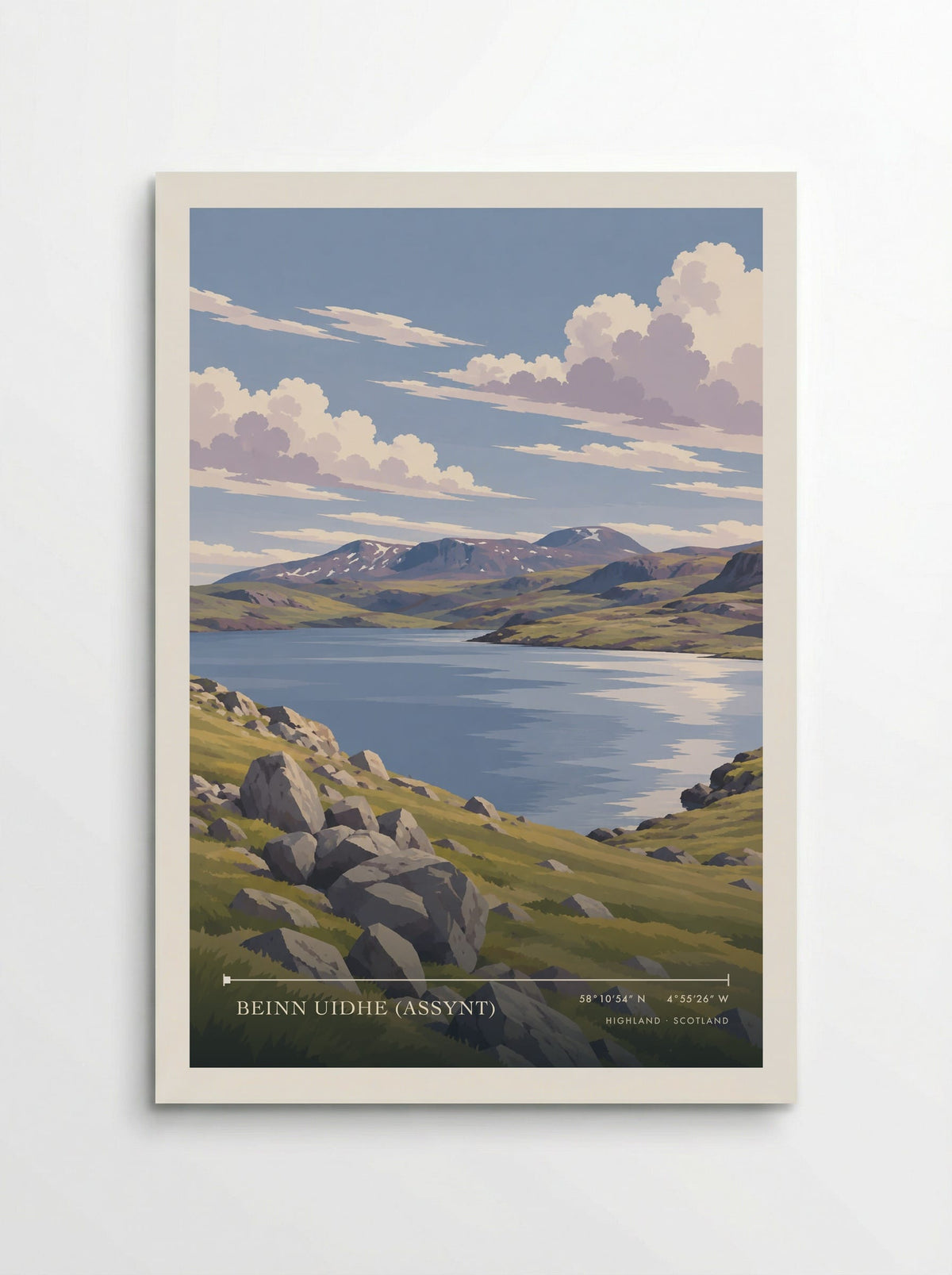 Beinn Uidhe (Assynt), Highland | Travel Poster - Poster