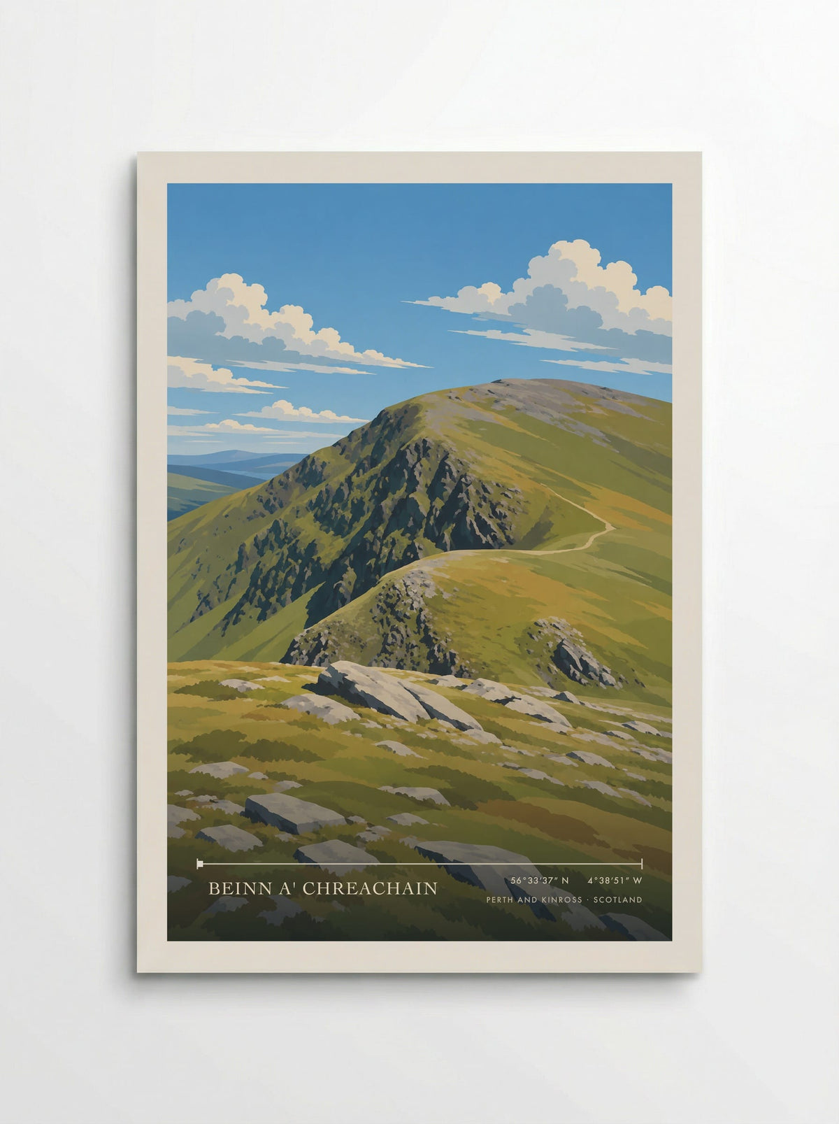Beinn a' Chreachain, Perth and Kinross | Travel Poster - Poster