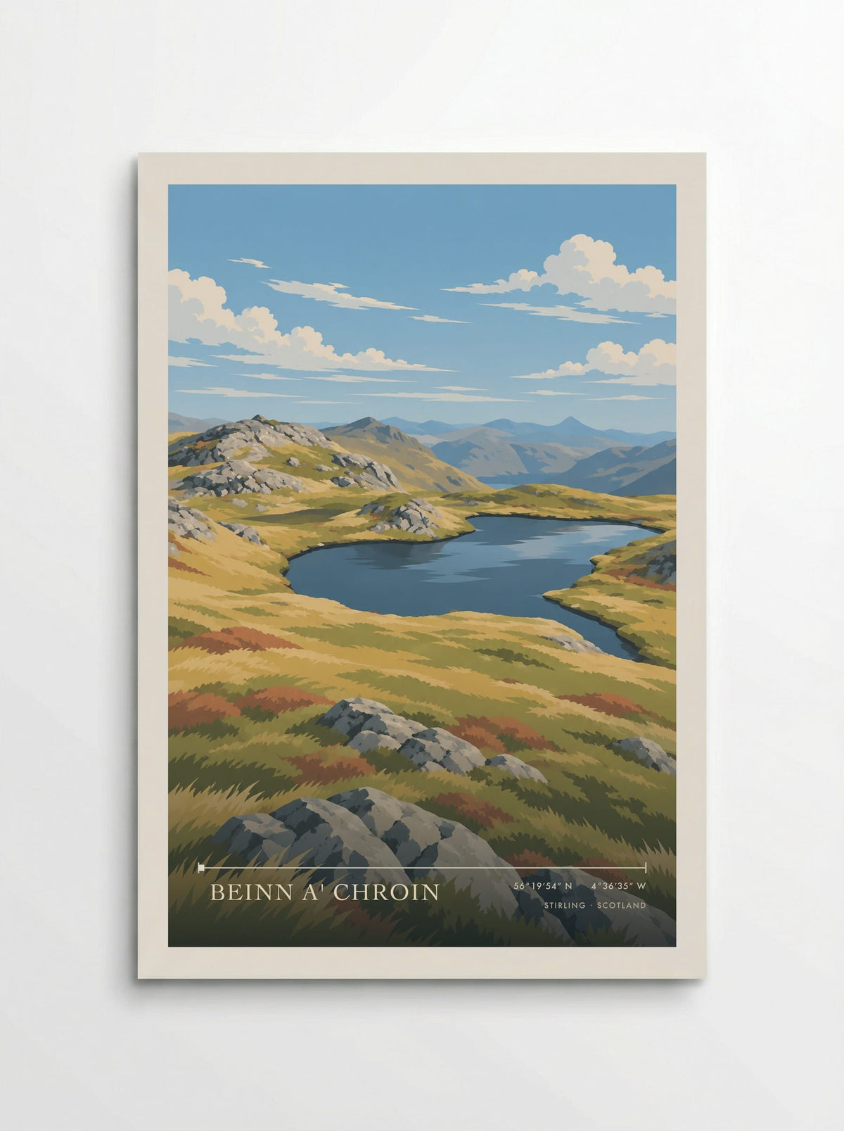 Beinn a' Chroin, Stirling | Travel Poster - Poster