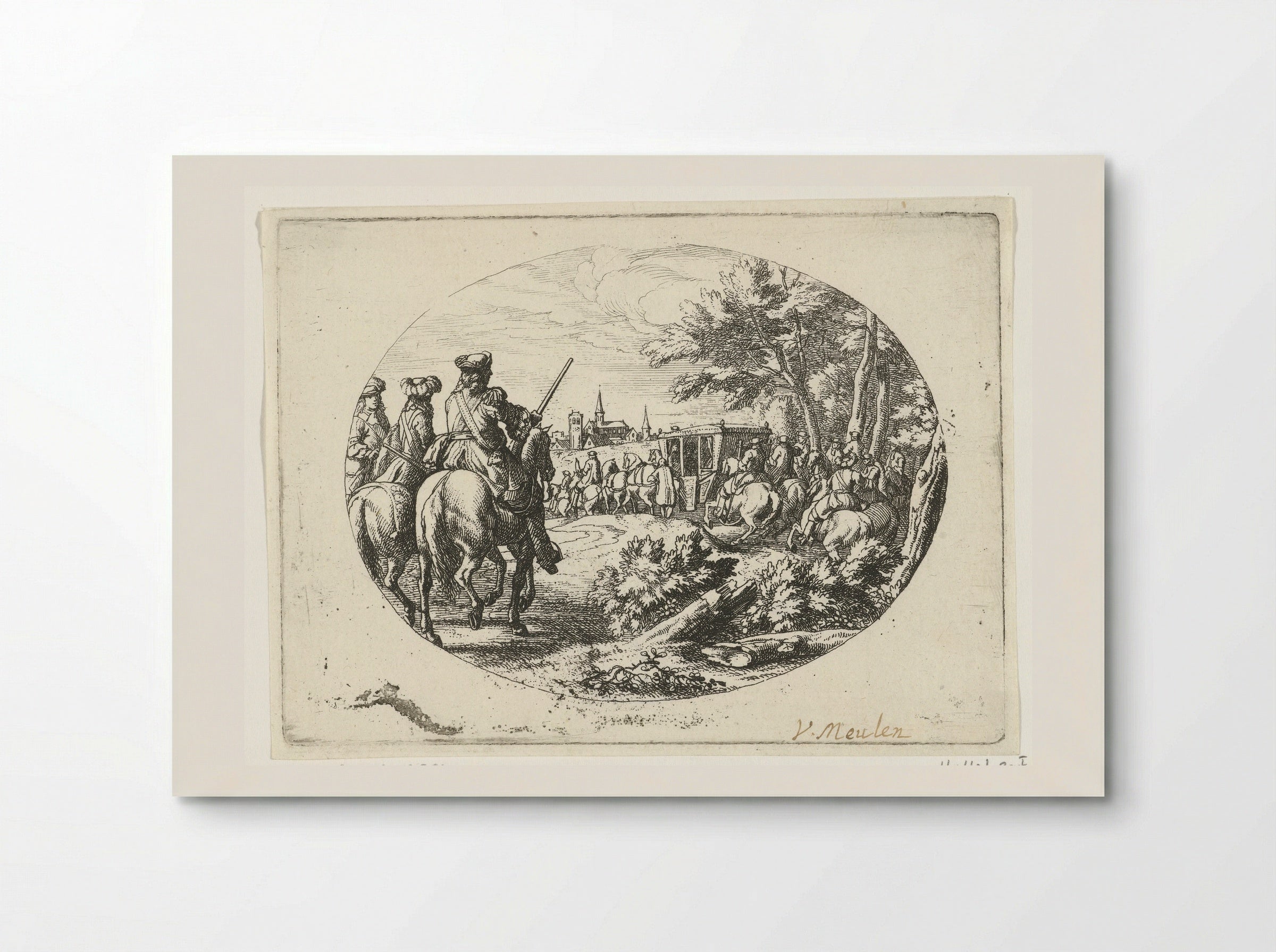 Belegering van een stad (Siege of a City) - Jan van Huchtenburg - Poster