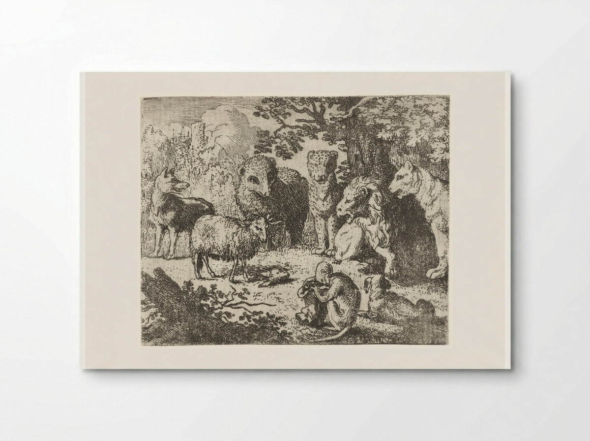 Belijn Arrives at Court - Allaert van Everdingen - Poster