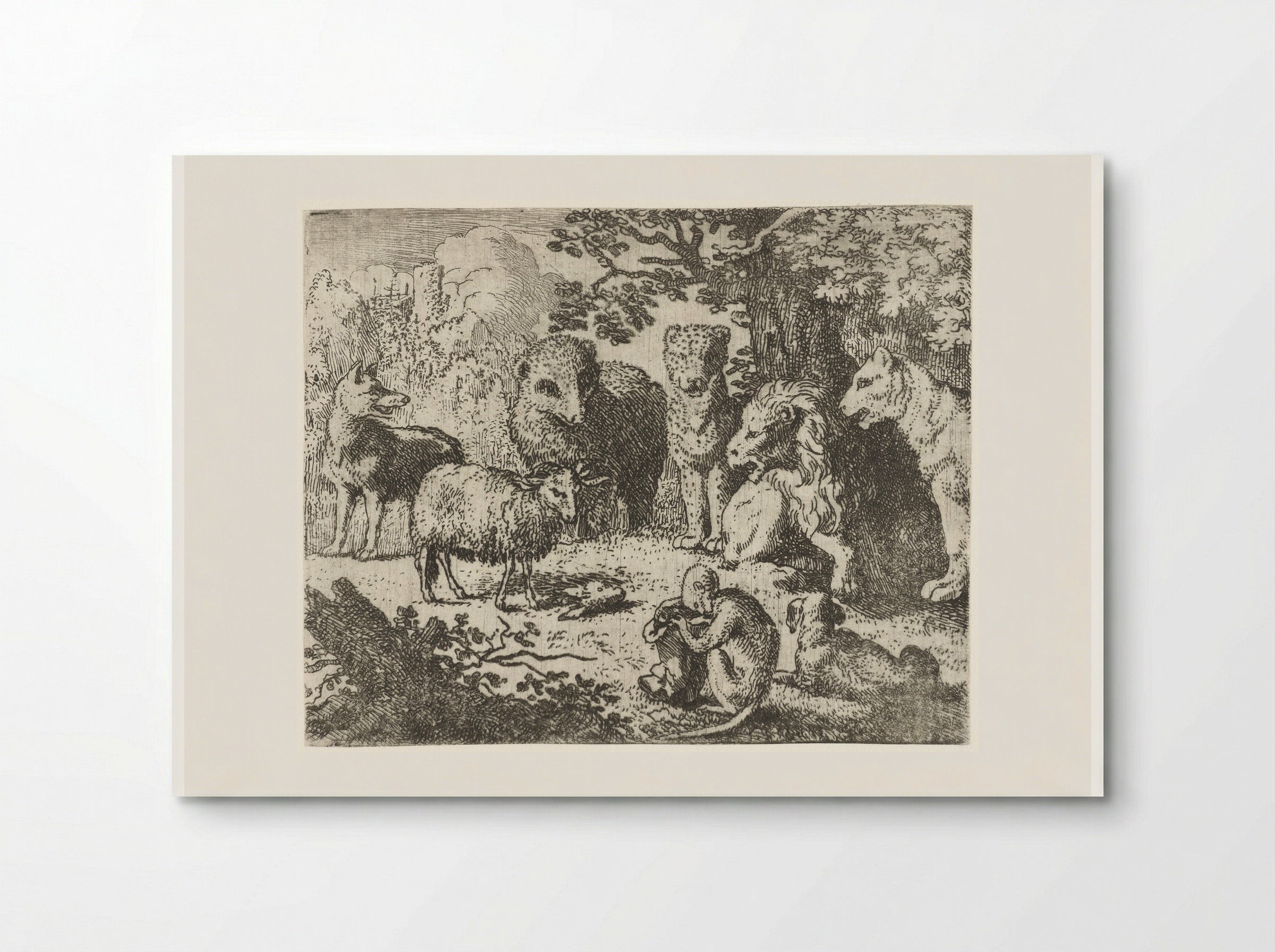Belijn Arrives at Court - Allaert van Everdingen - Poster