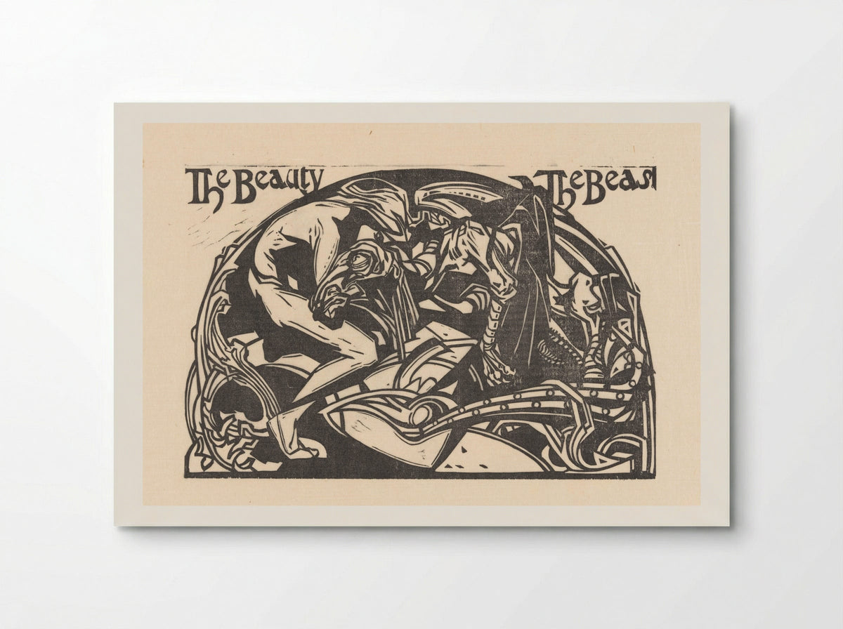 Belle en het Beest - Johannes Josephus Aarts - Poster