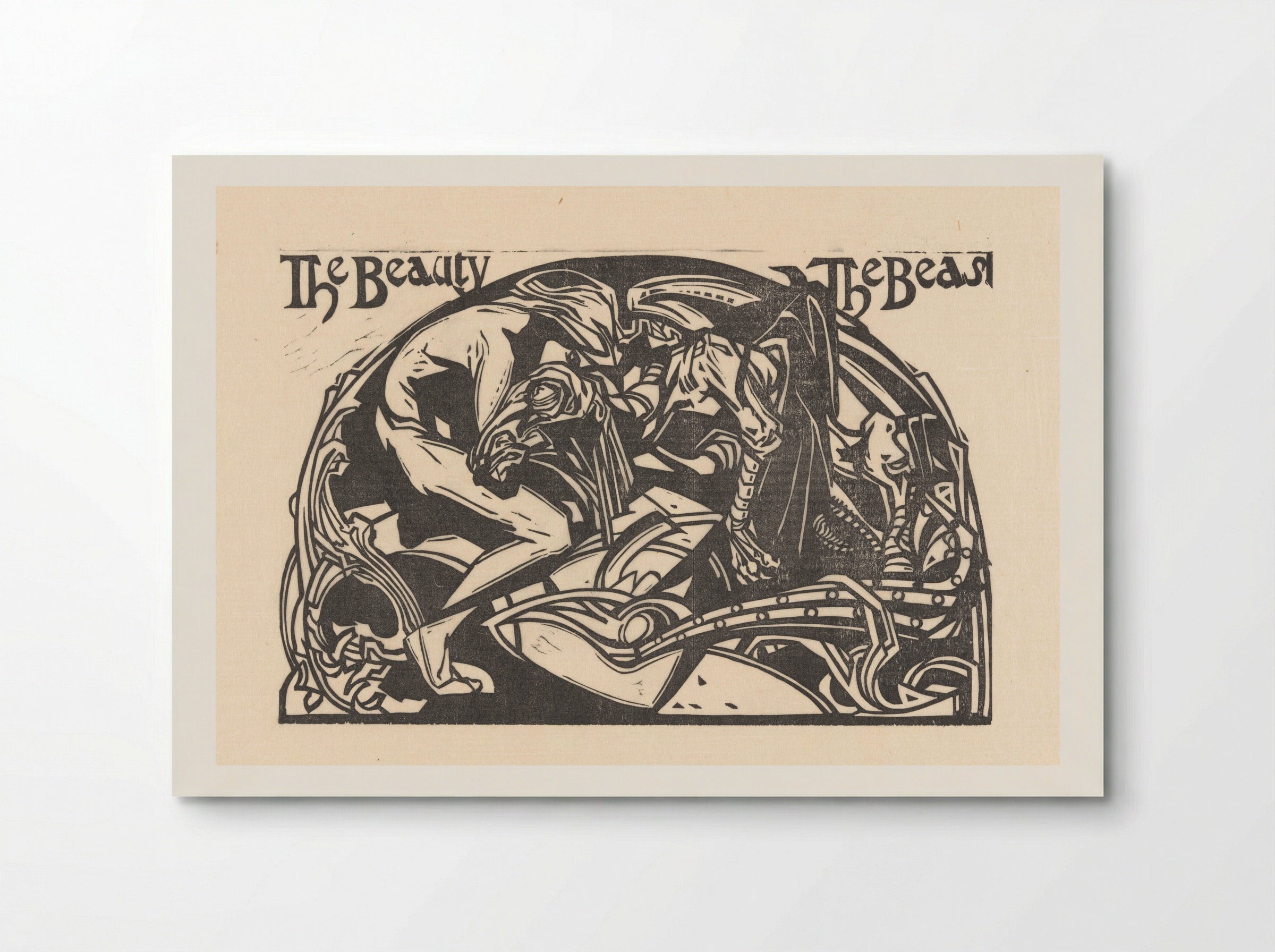 Belle en het Beest - Johannes Josephus Aarts - Poster