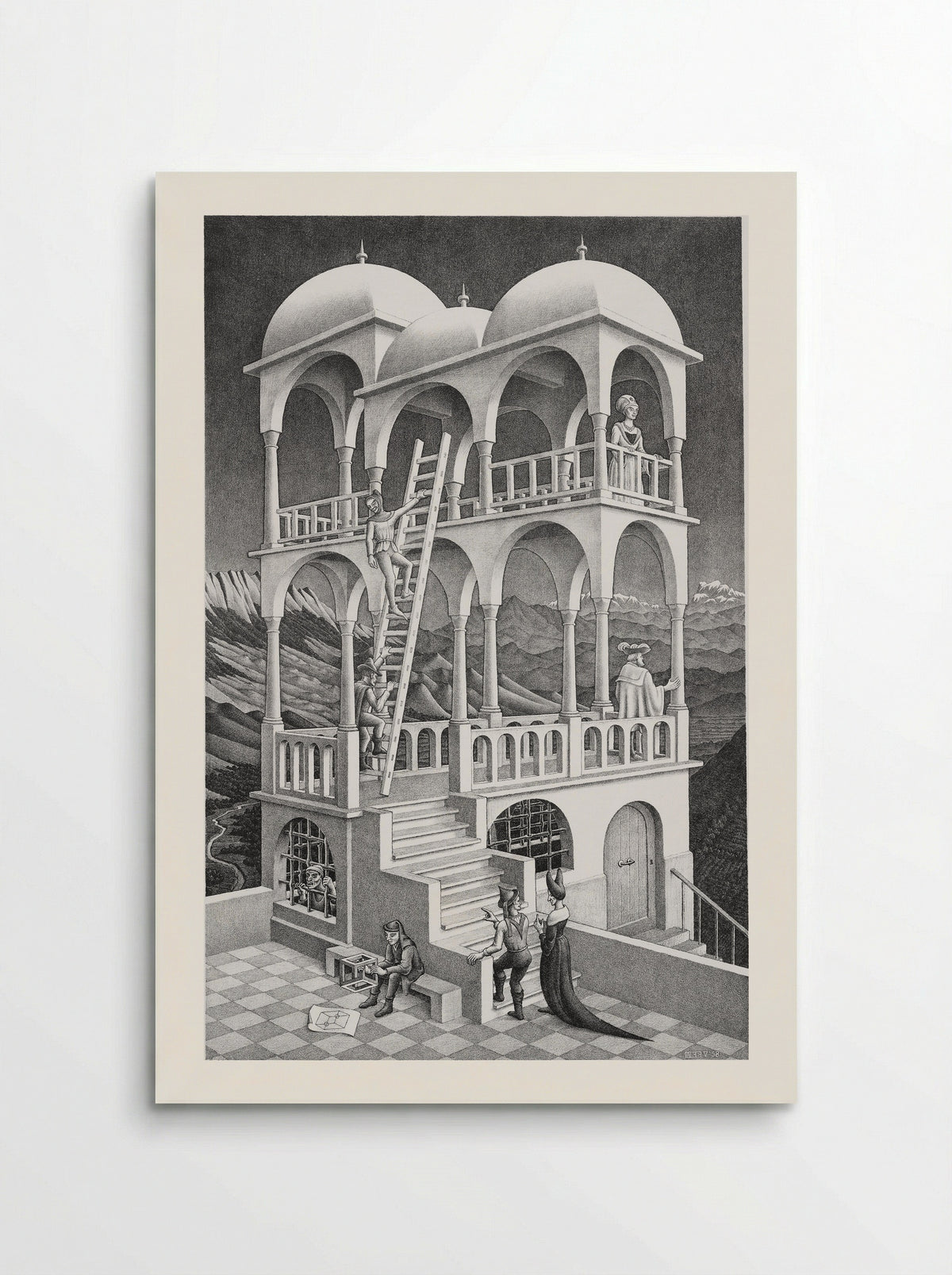 Belvedere - M.C. Escher - Poster