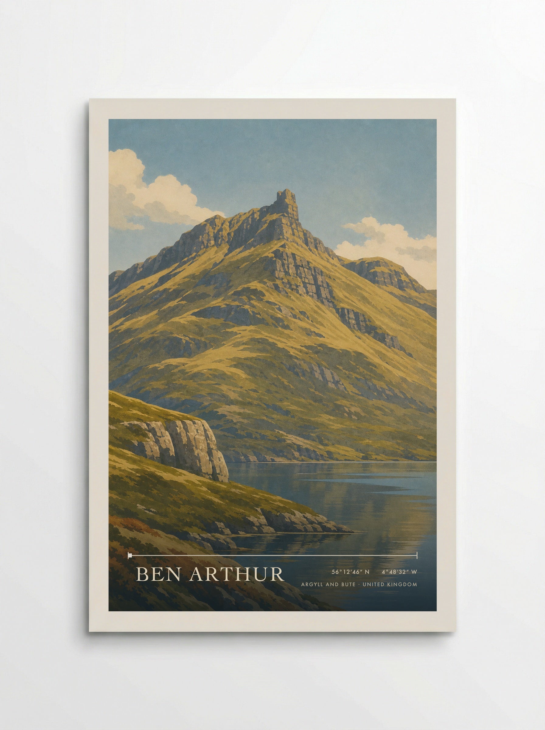 Ben Arthur Argyll and Bute United Kingdom Travel Poster - Poster