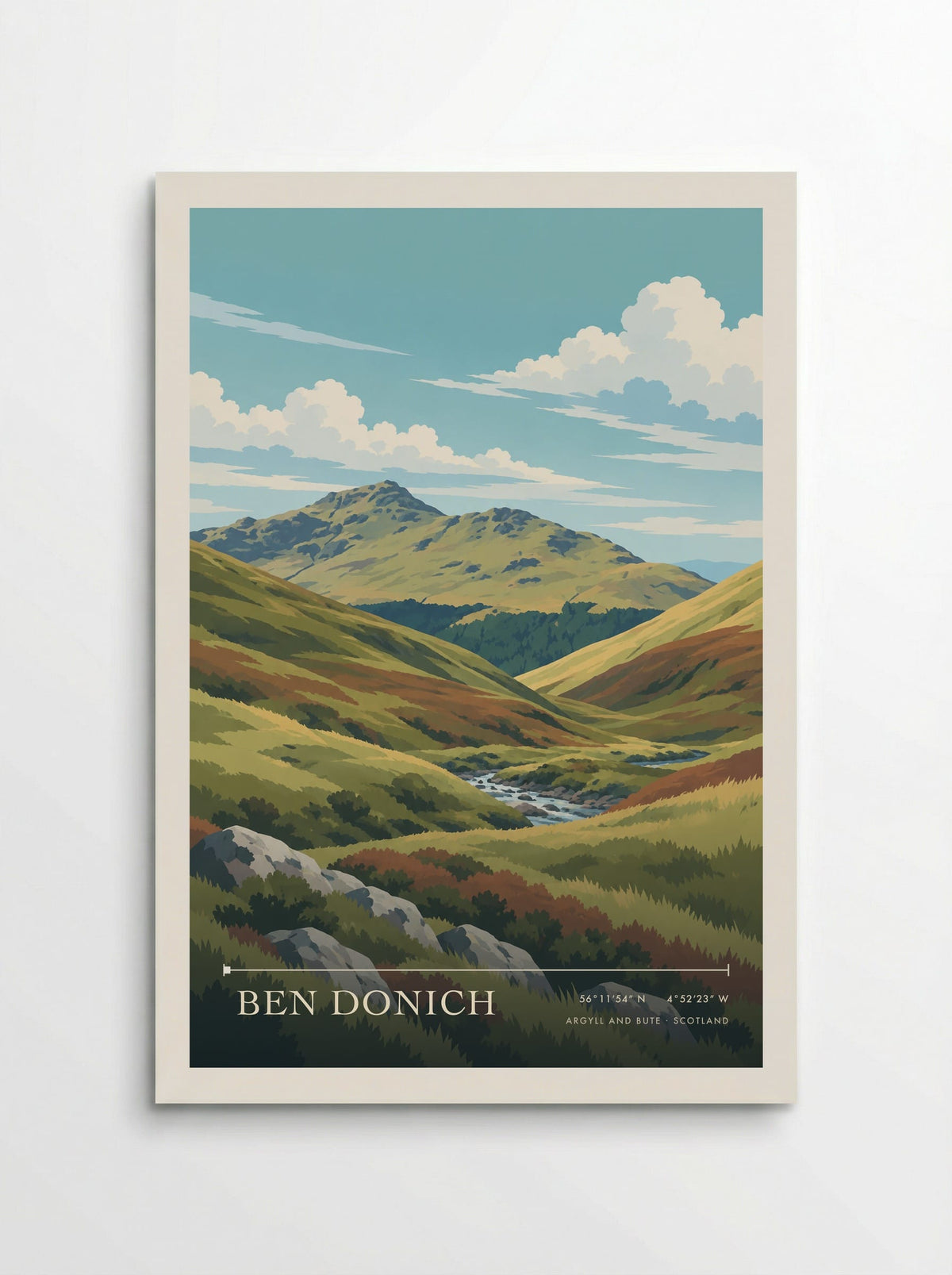 Ben Donich, Argyll and Bute | Travel Poster - Poster