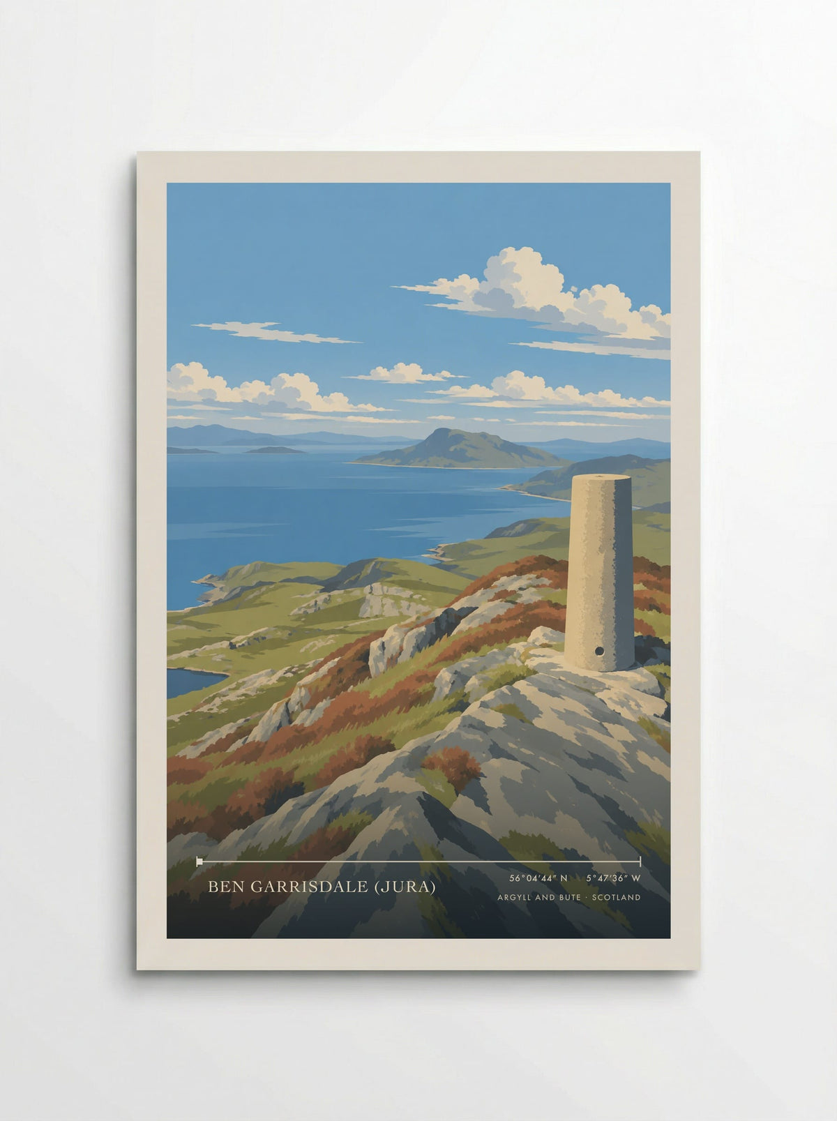 Ben Garrisdale (Jura), Argyll and Bute | Travel Poster - Poster