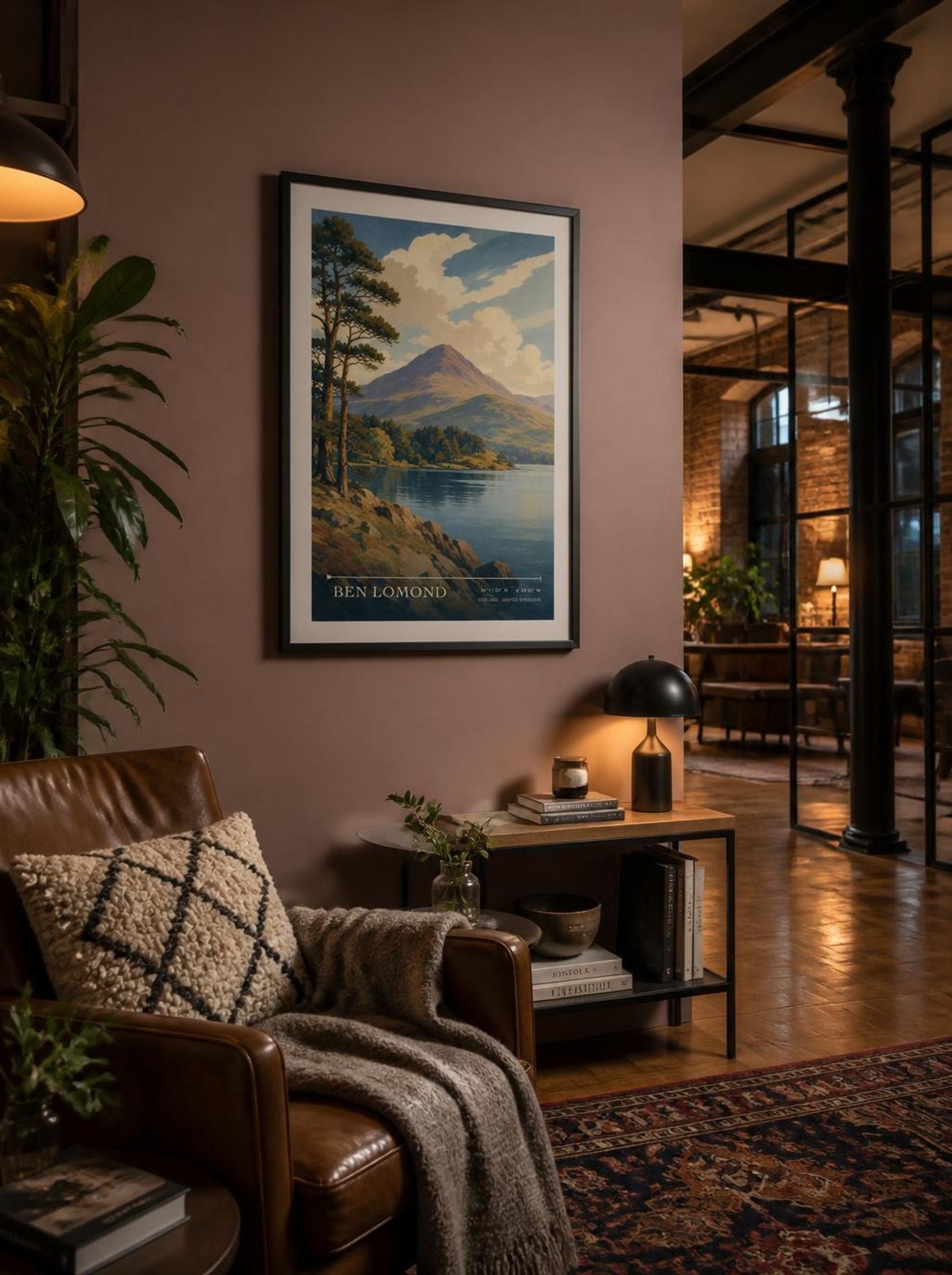 Ben Lomond Stirling United Kingdom Travel Poster - Lifestyle