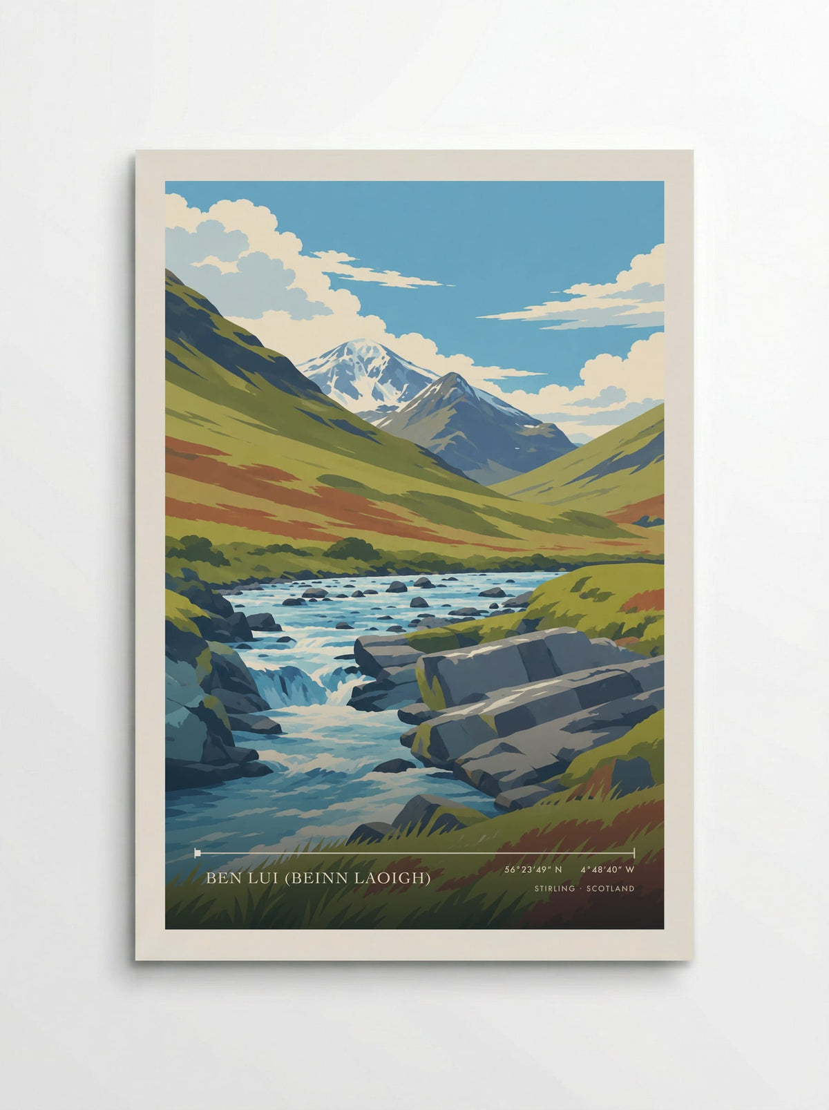 Ben Lui (Beinn Laoigh), Stirling | Travel Poster - Poster