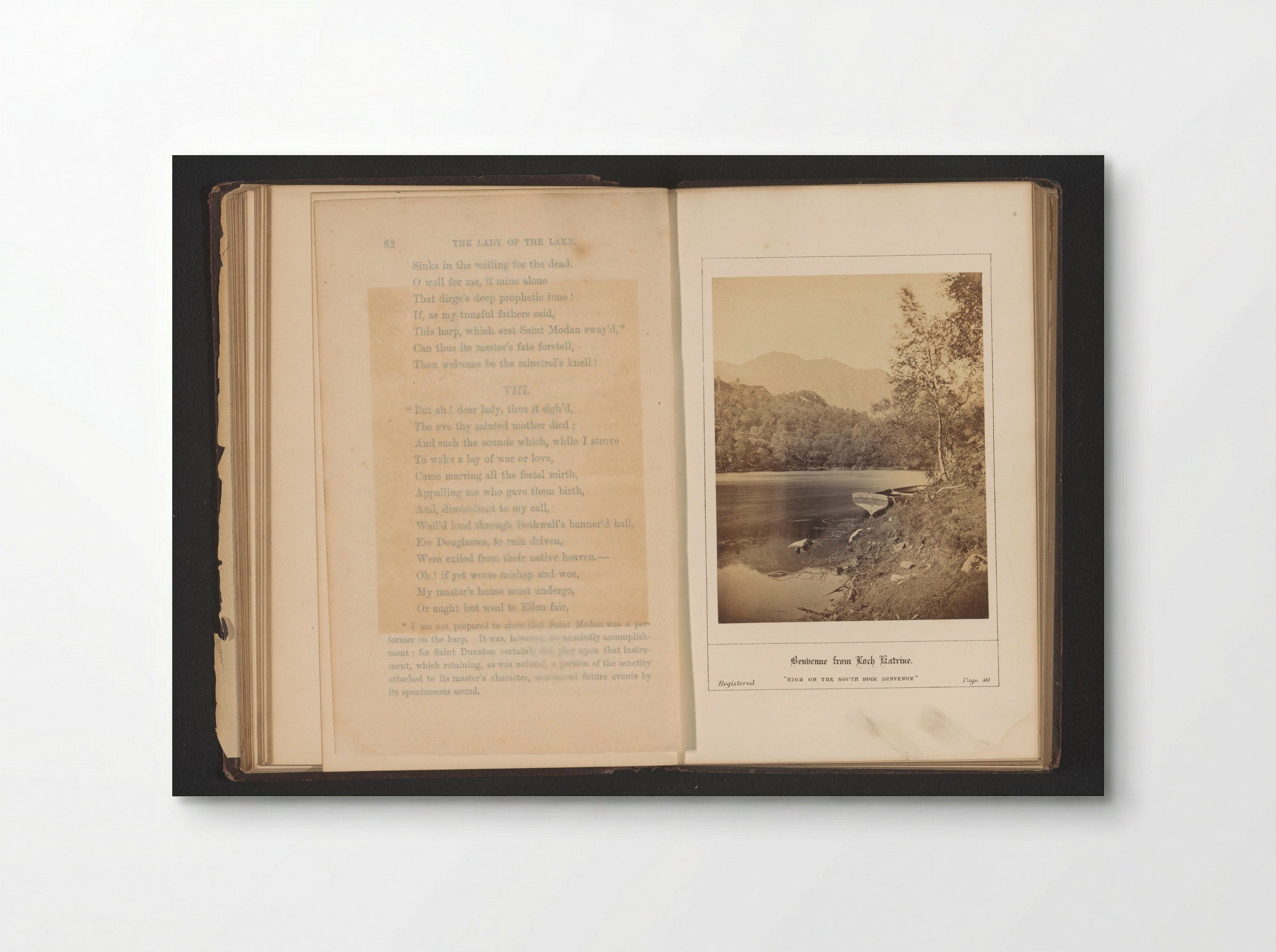 Ben Venue from Loch Katrine - George Washington Wilson - Poster