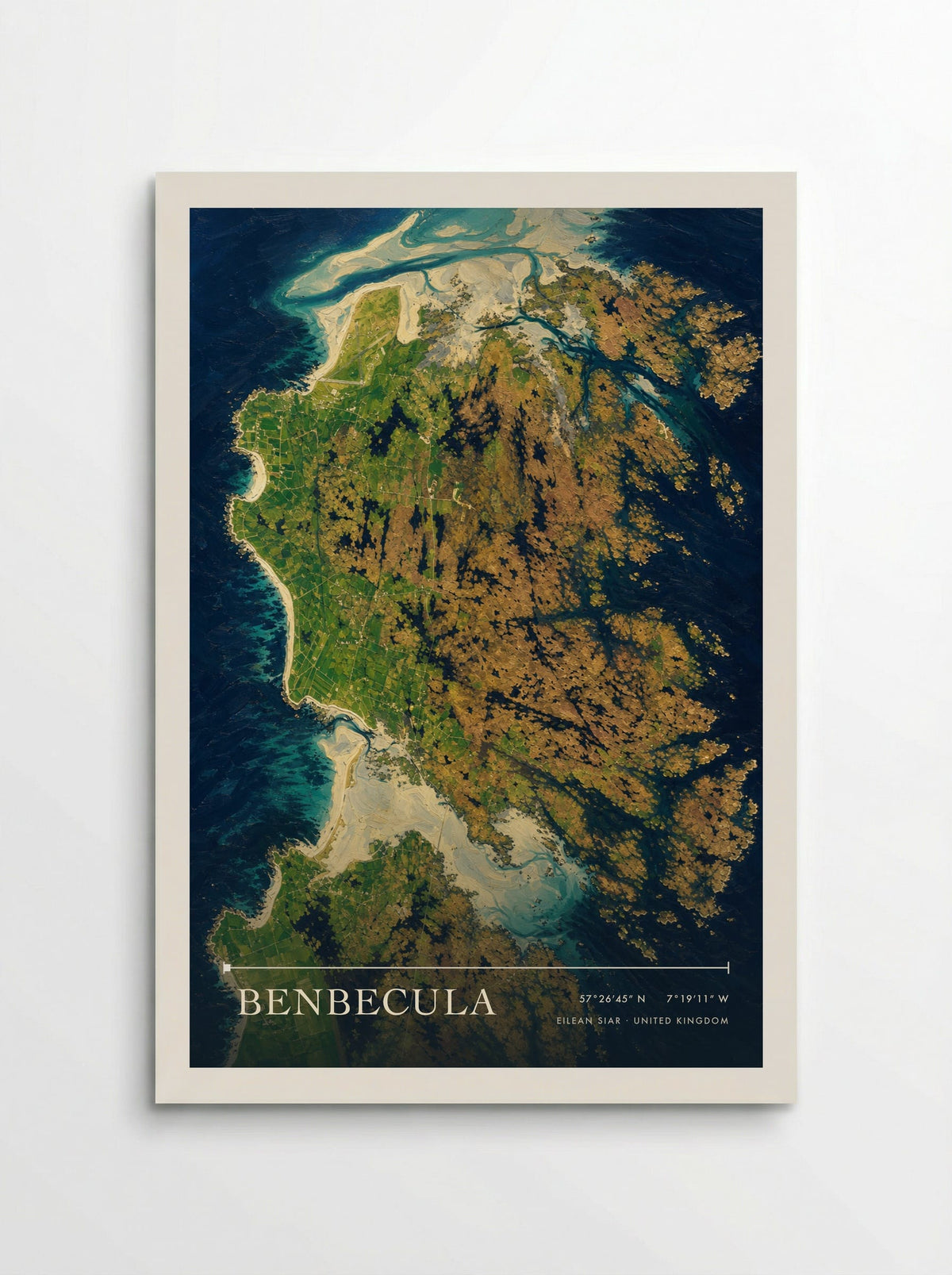 Benbecula Eilean Siar United Kingdom Travel Poster - Poster