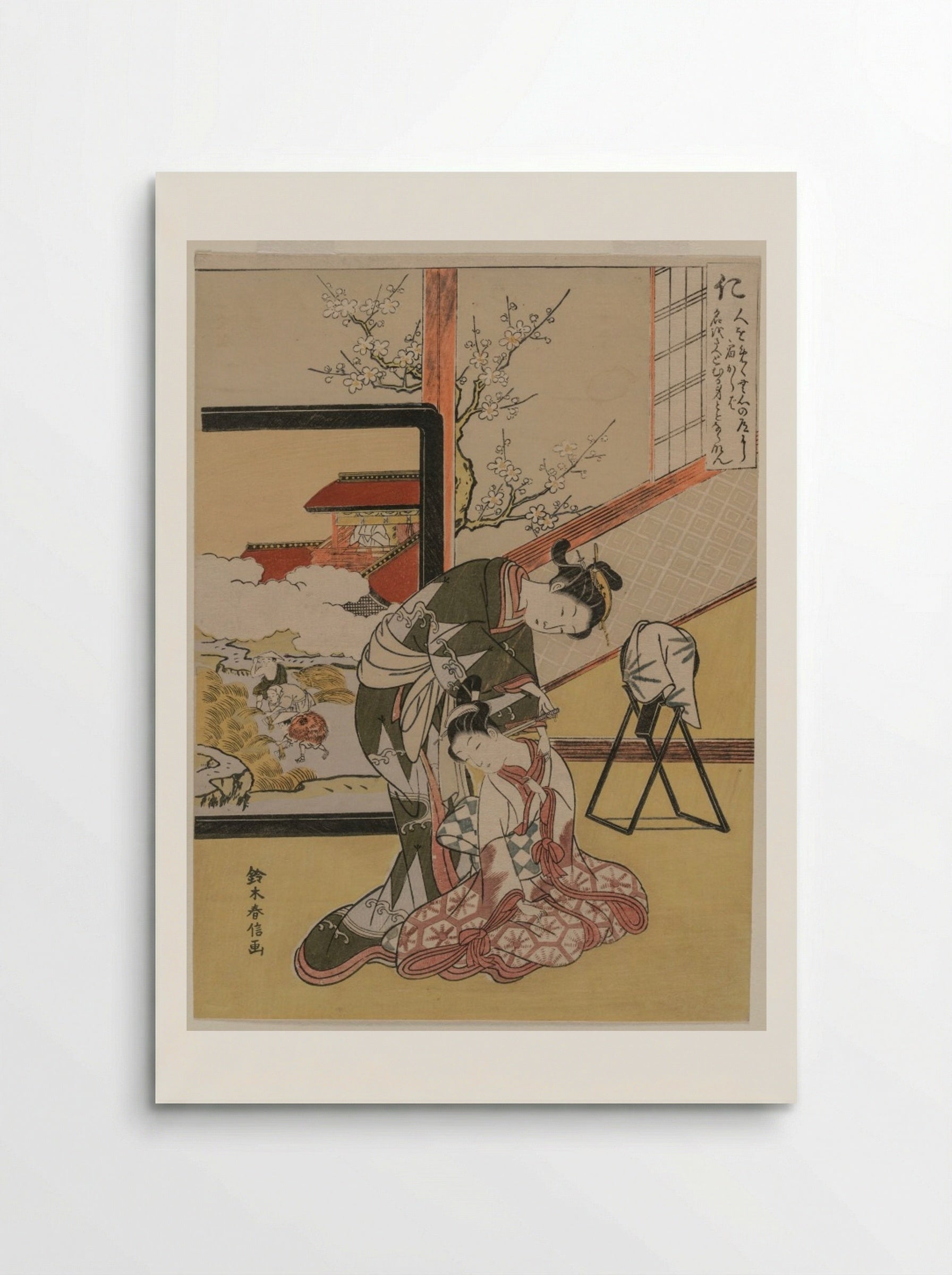 Benevolence, from The Five Virtues - Suzuki Harunobu - Poster