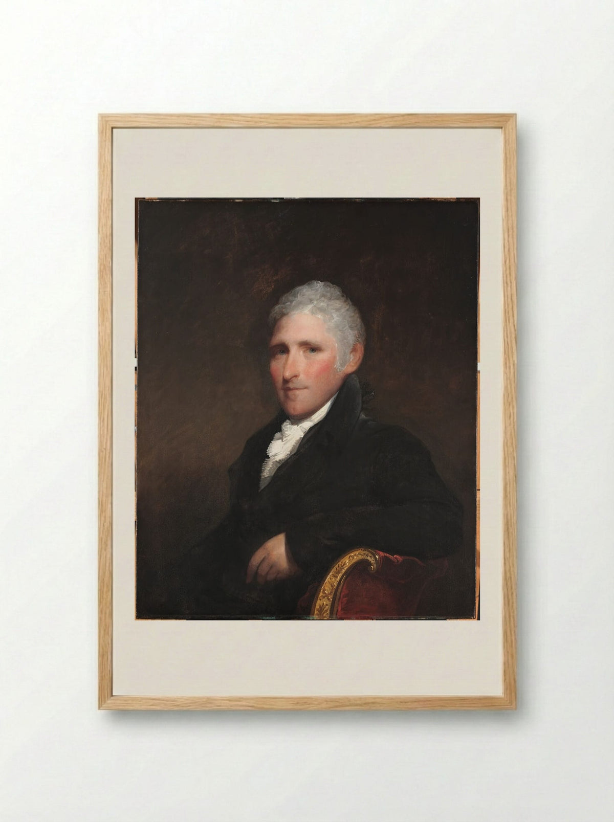 Benjamin Bussey - Gilbert Stuart - Framed Print Wood