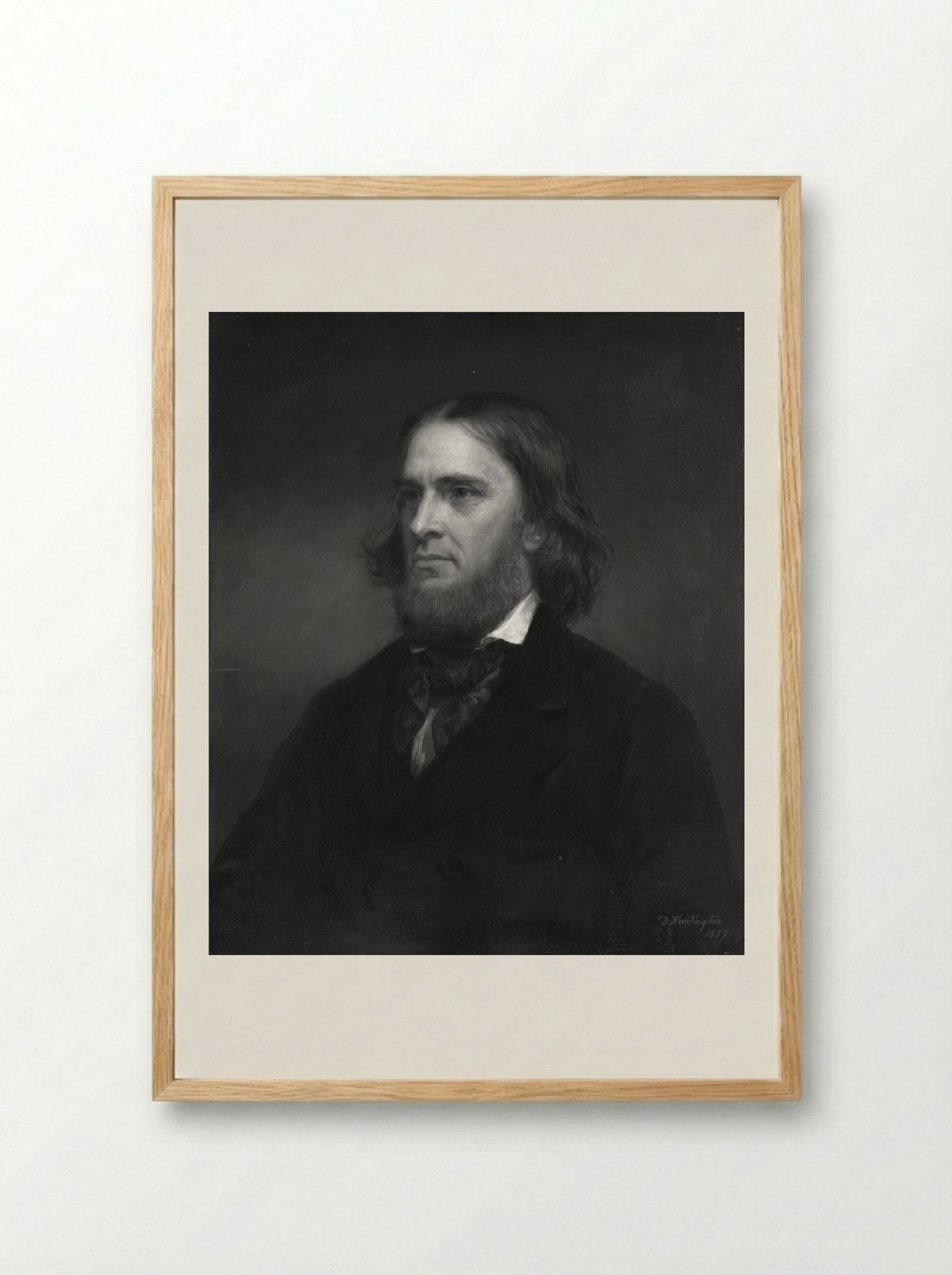 Benjamin Peirce - Daniel Huntington - Framed Print Wood
