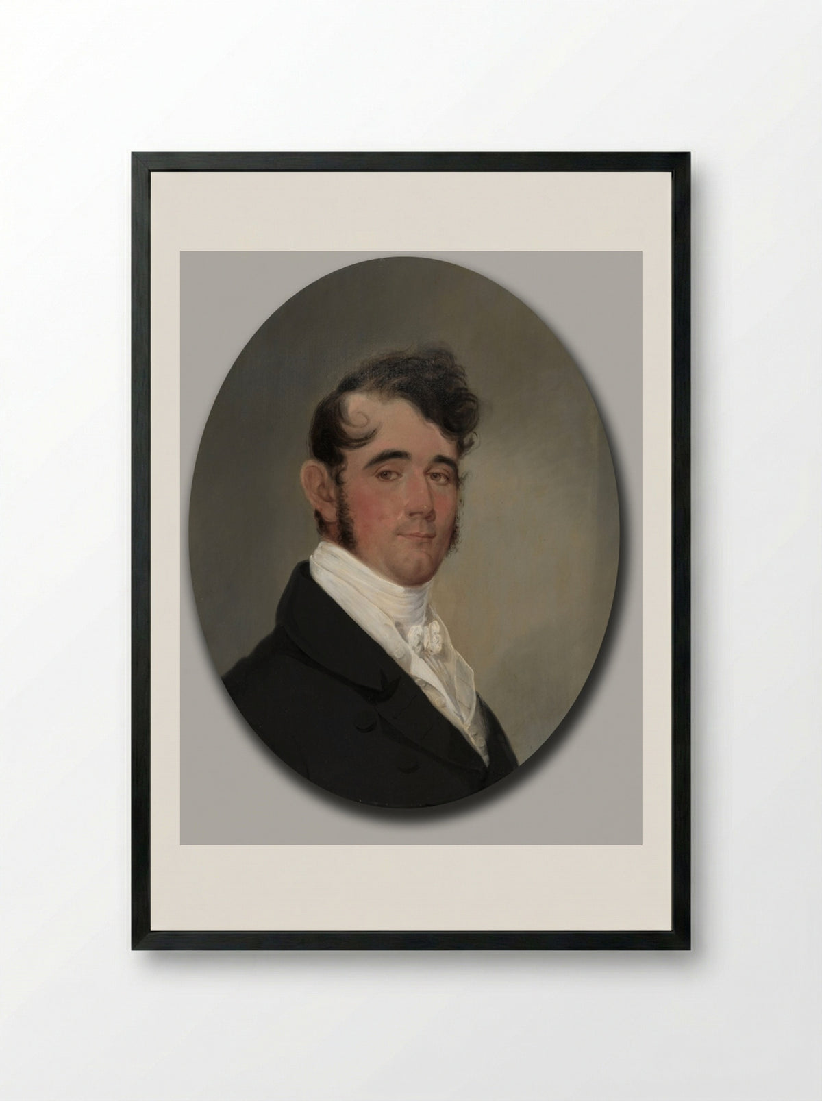 Benjamin Rouse - John Wesley Jarvis - Framed Print Black