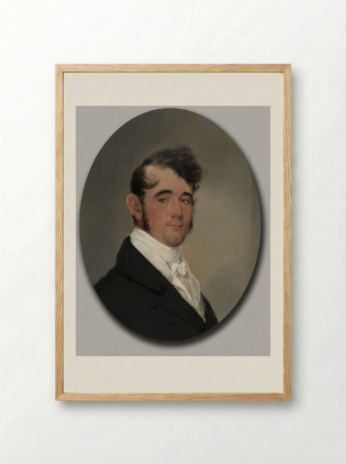Benjamin Rouse - John Wesley Jarvis - Framed Print Wood