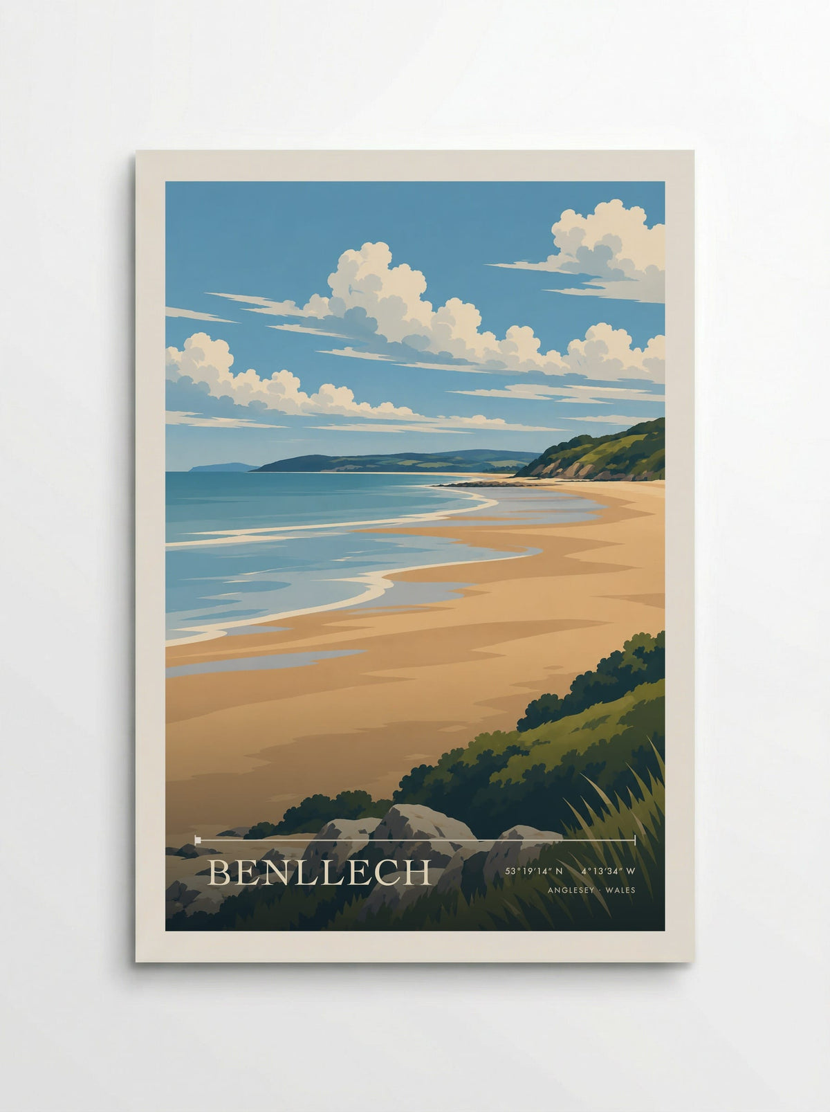 Benllech, Anglesey | Travel Poster - Poster