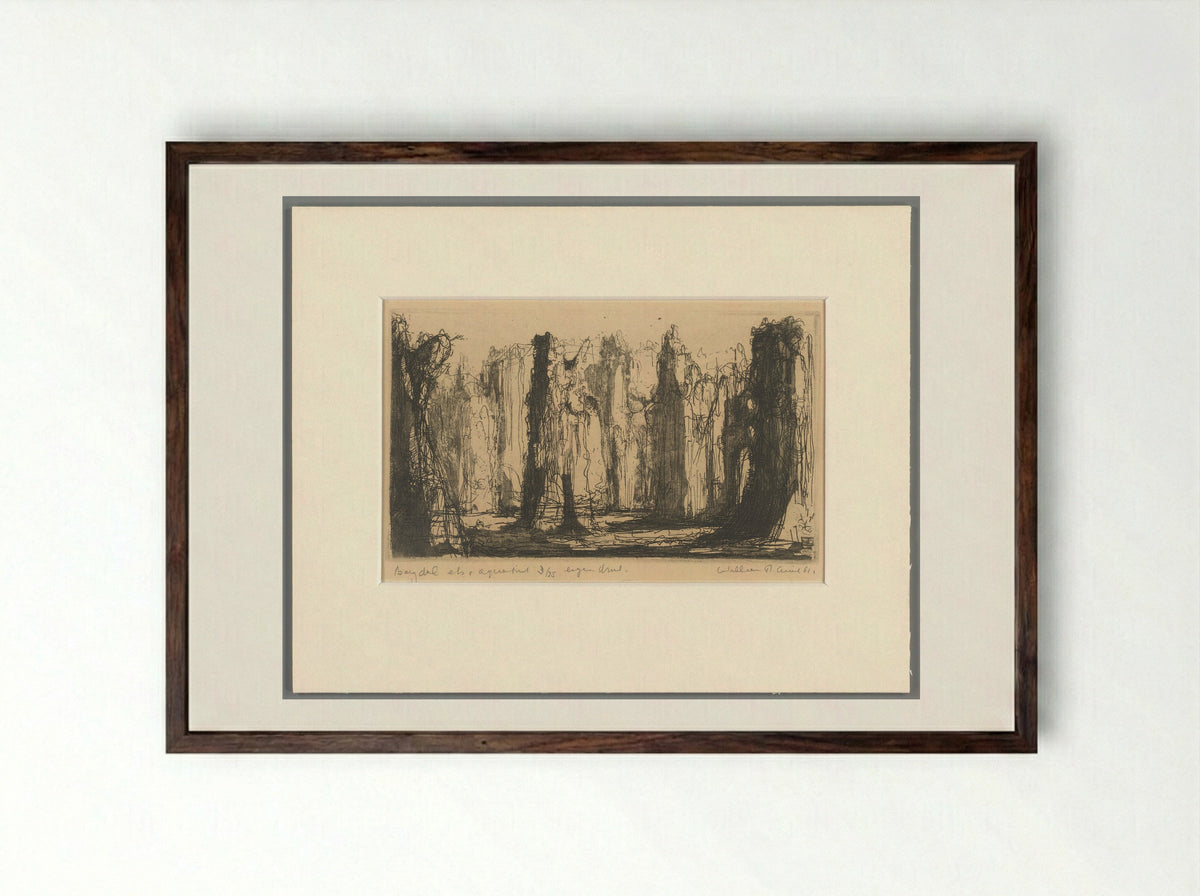 Bergdal - Dirkje Kuik - Framed Print Dark Wood