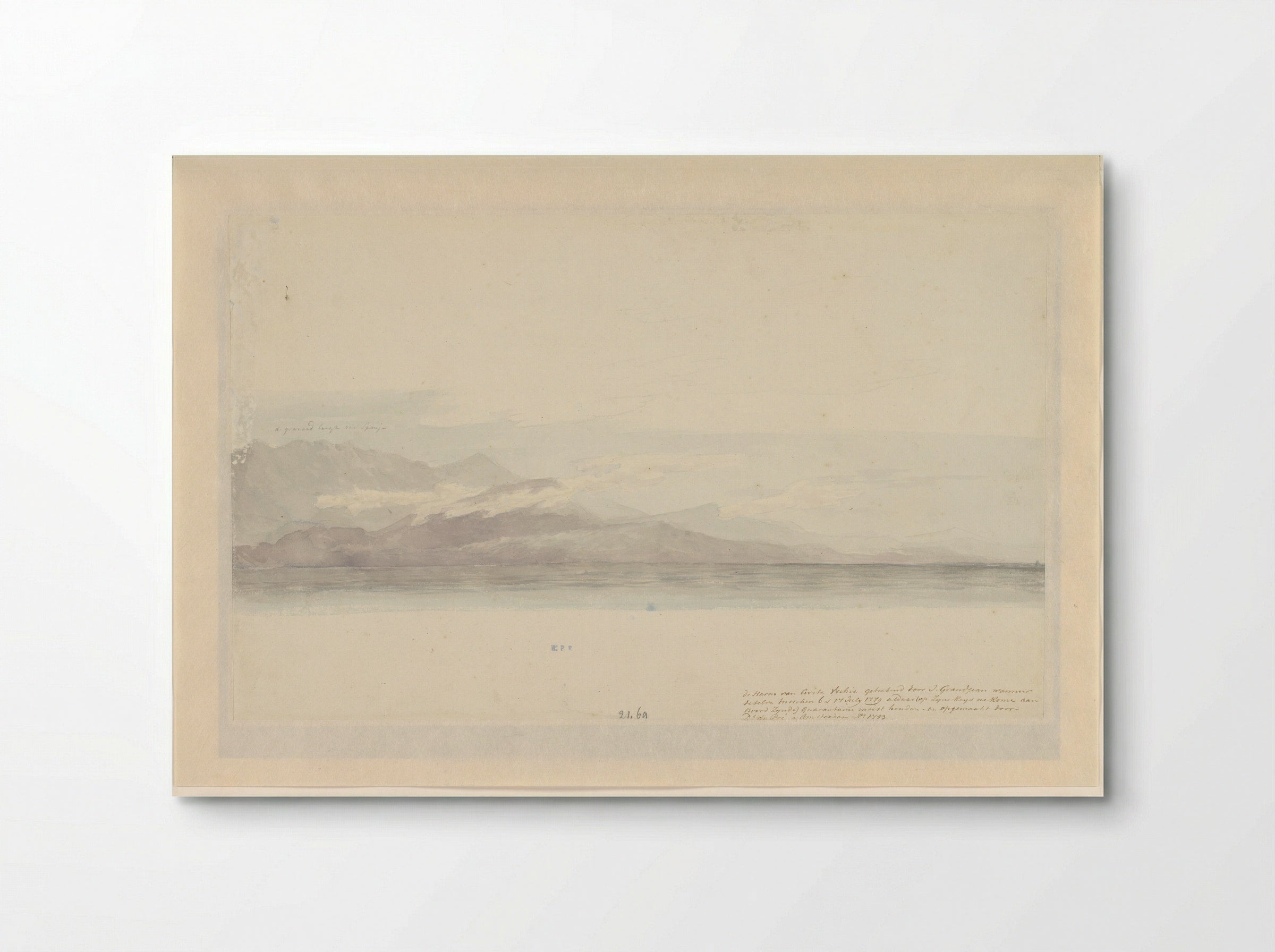 Bergen langs de Spaanse kust - Jean Grandjean - Poster
